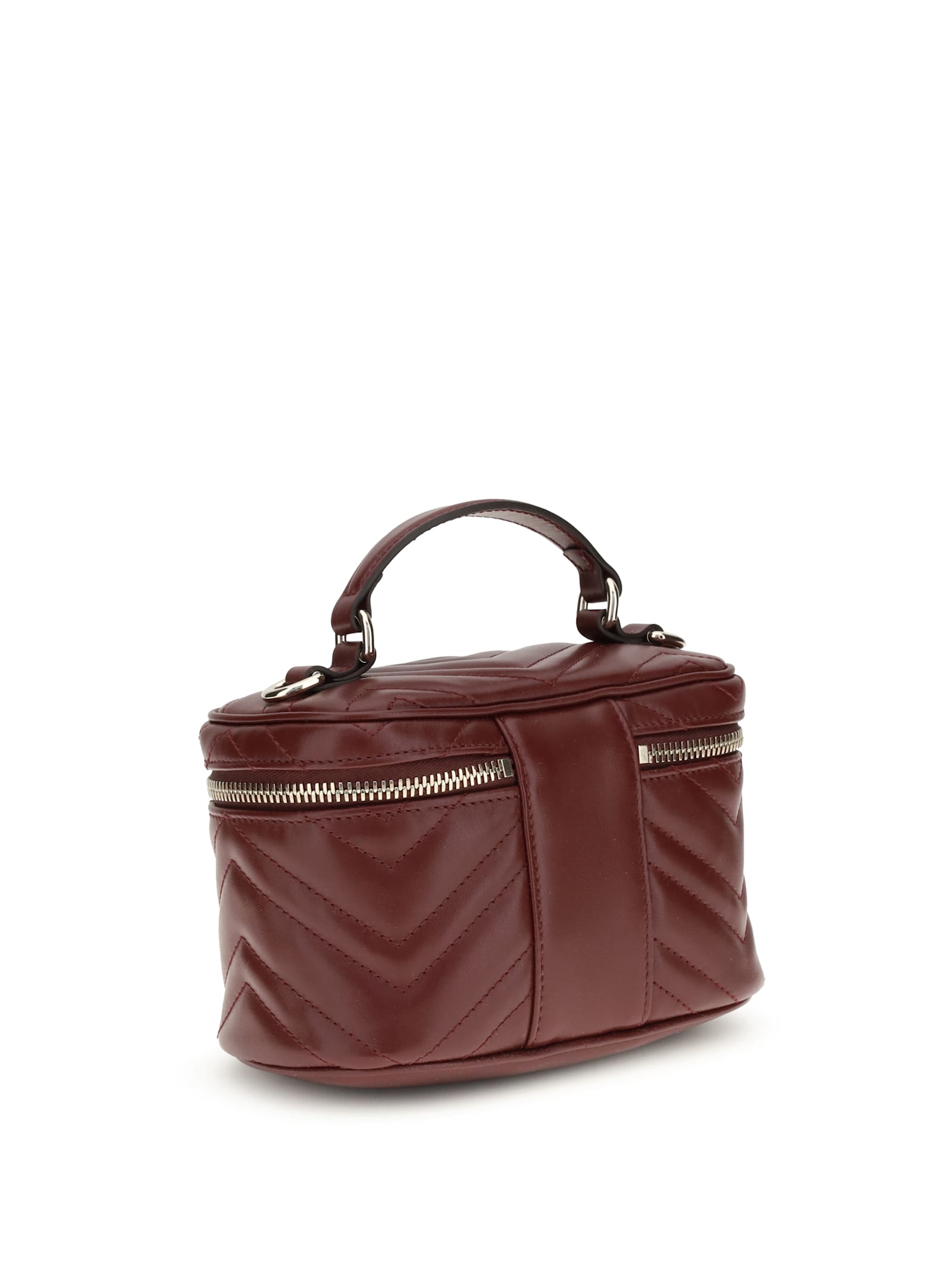 Gucci Mini Vanity Bag Gg Marmont Rosso Ancora Women