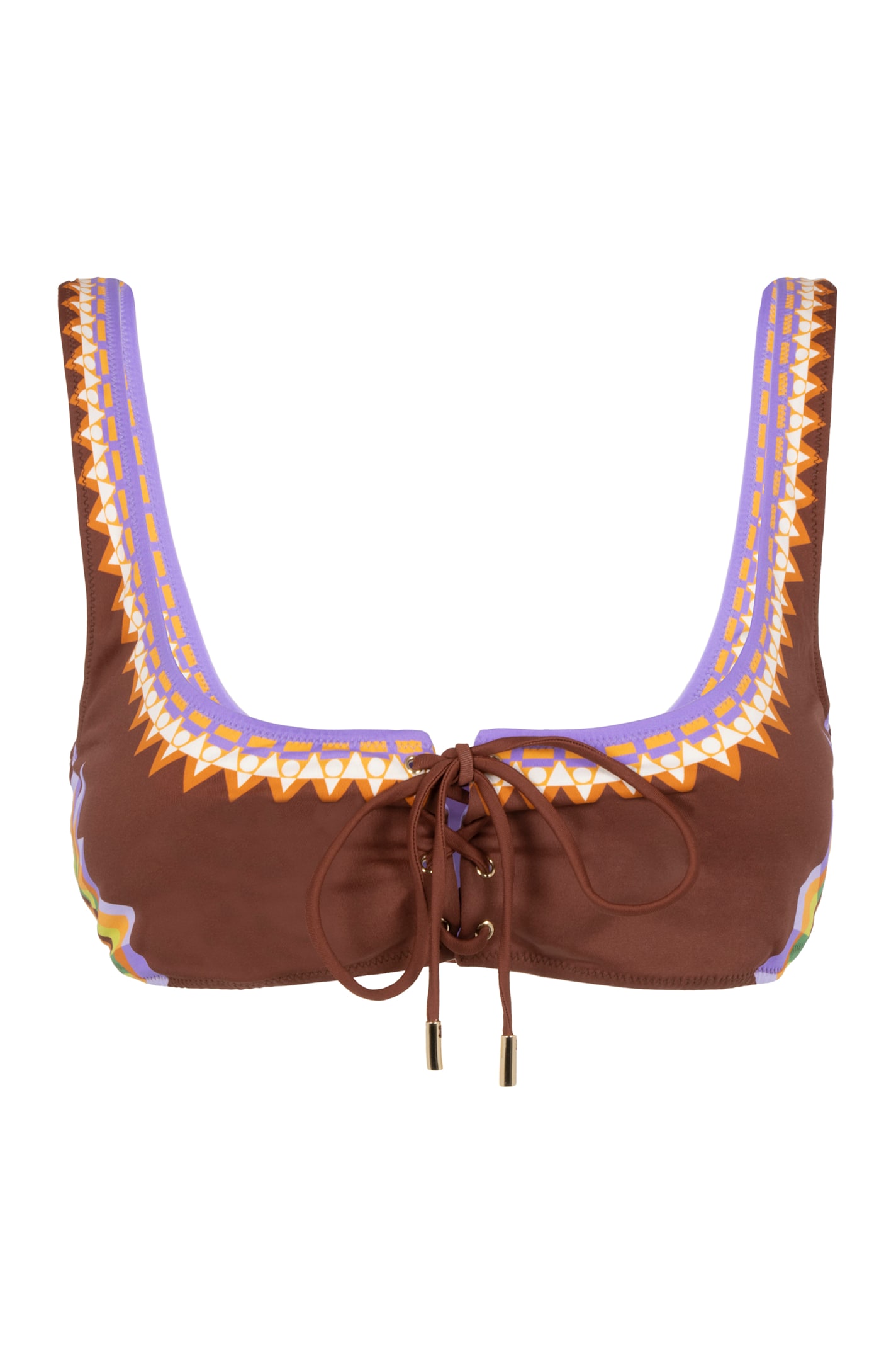 Sunset Printed Bikini Top