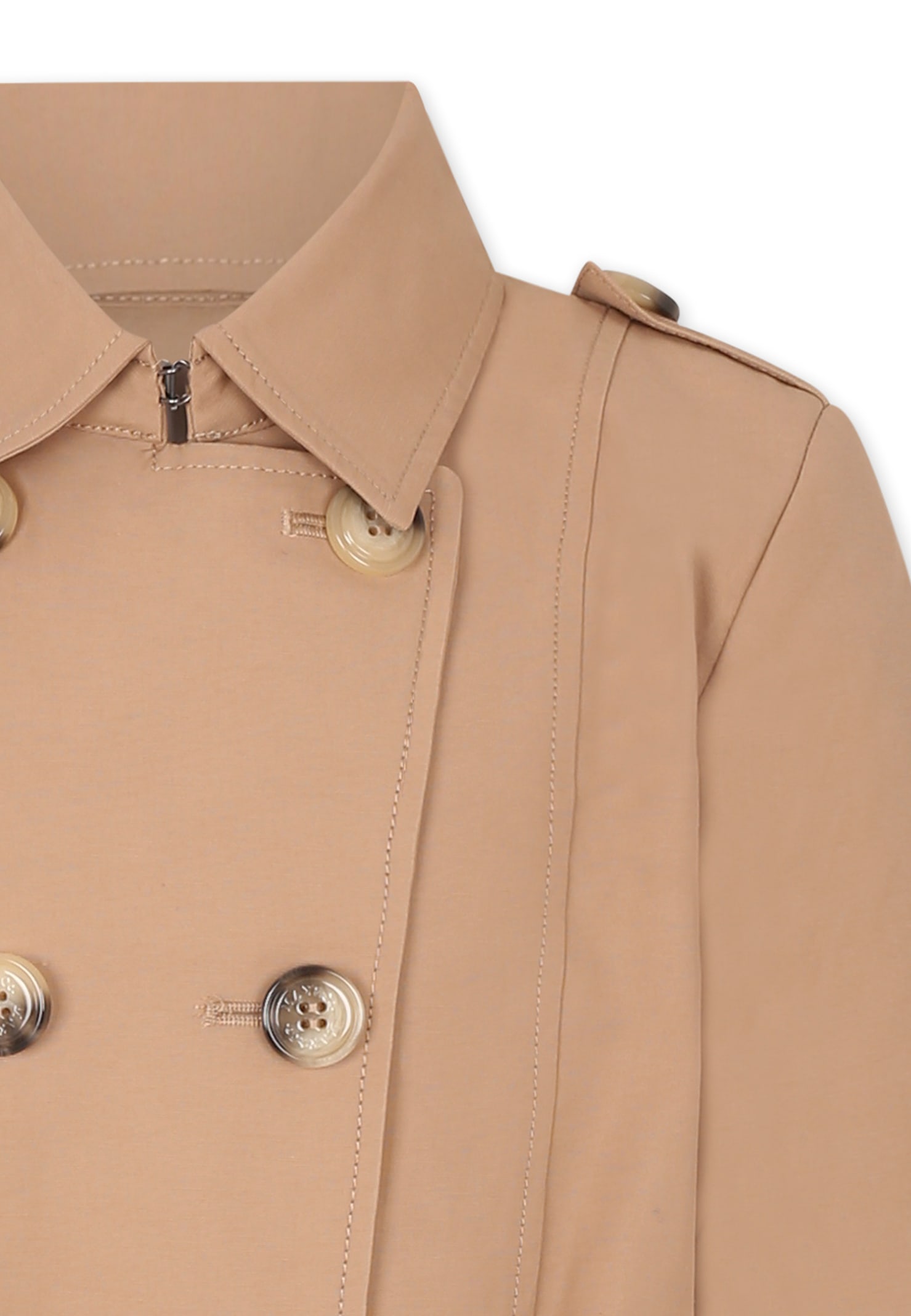Shop Max&co. Beige Trench Coat For Girl