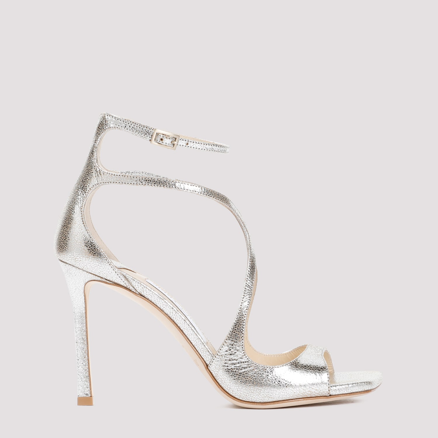 Shop Jimmy Choo Azia 95 Sandals In Champagne