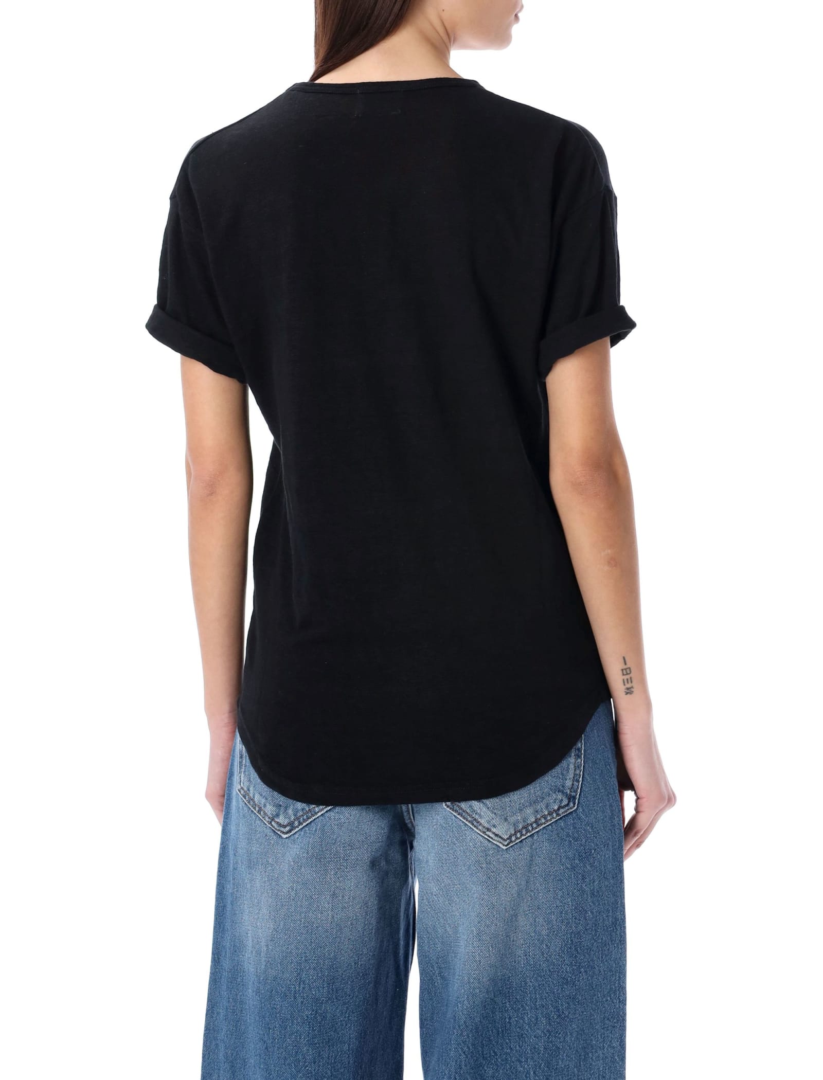 Shop Marant Etoile Koldi T-shirt In Black