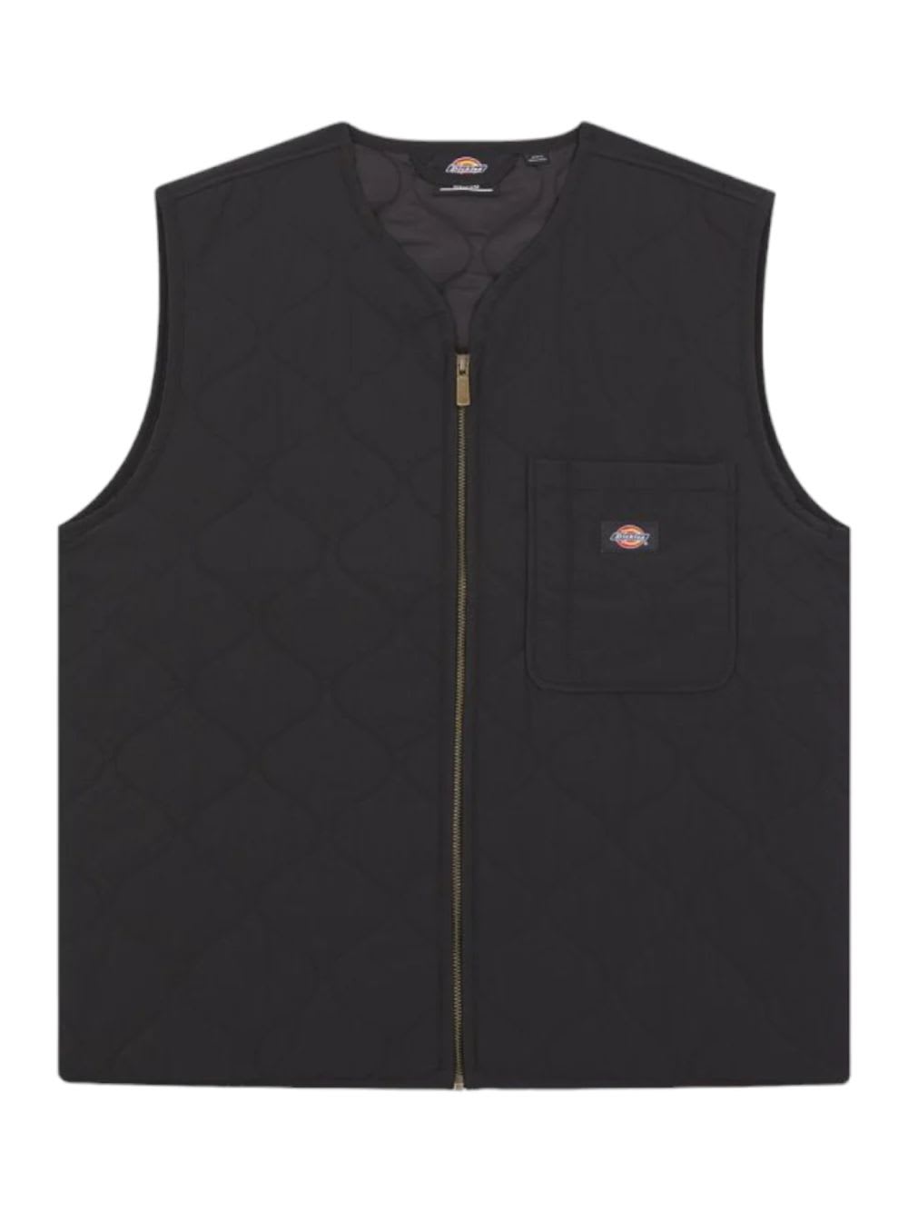 Shop Dickies Thorsby Liner Vest In Black
