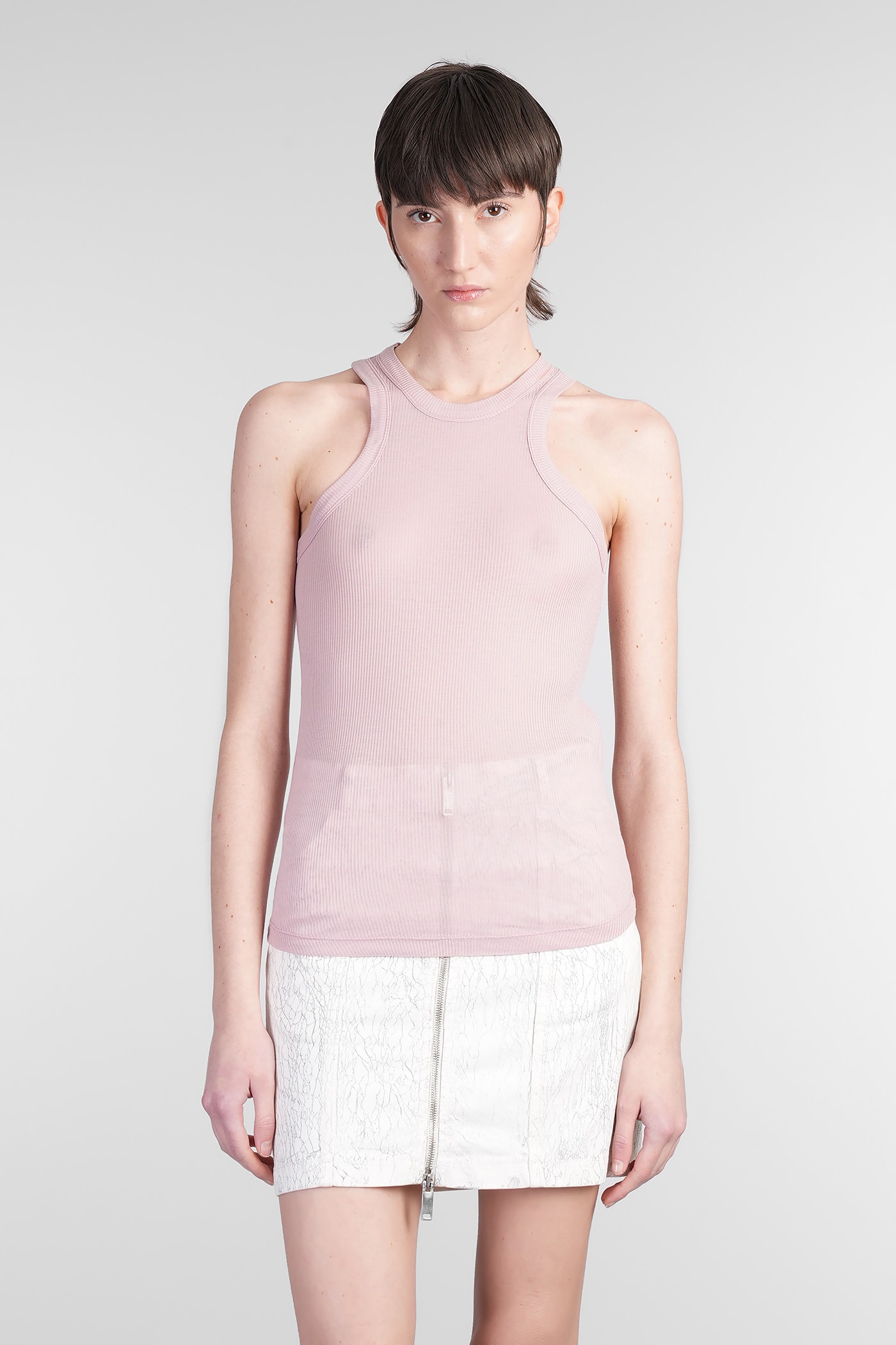 Tank Top In Rose-pink Modal