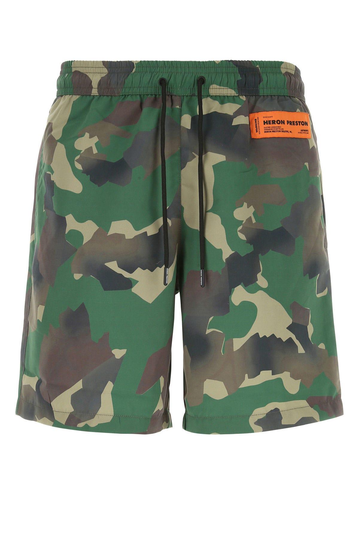 Printed Polyester Swimming Shorts