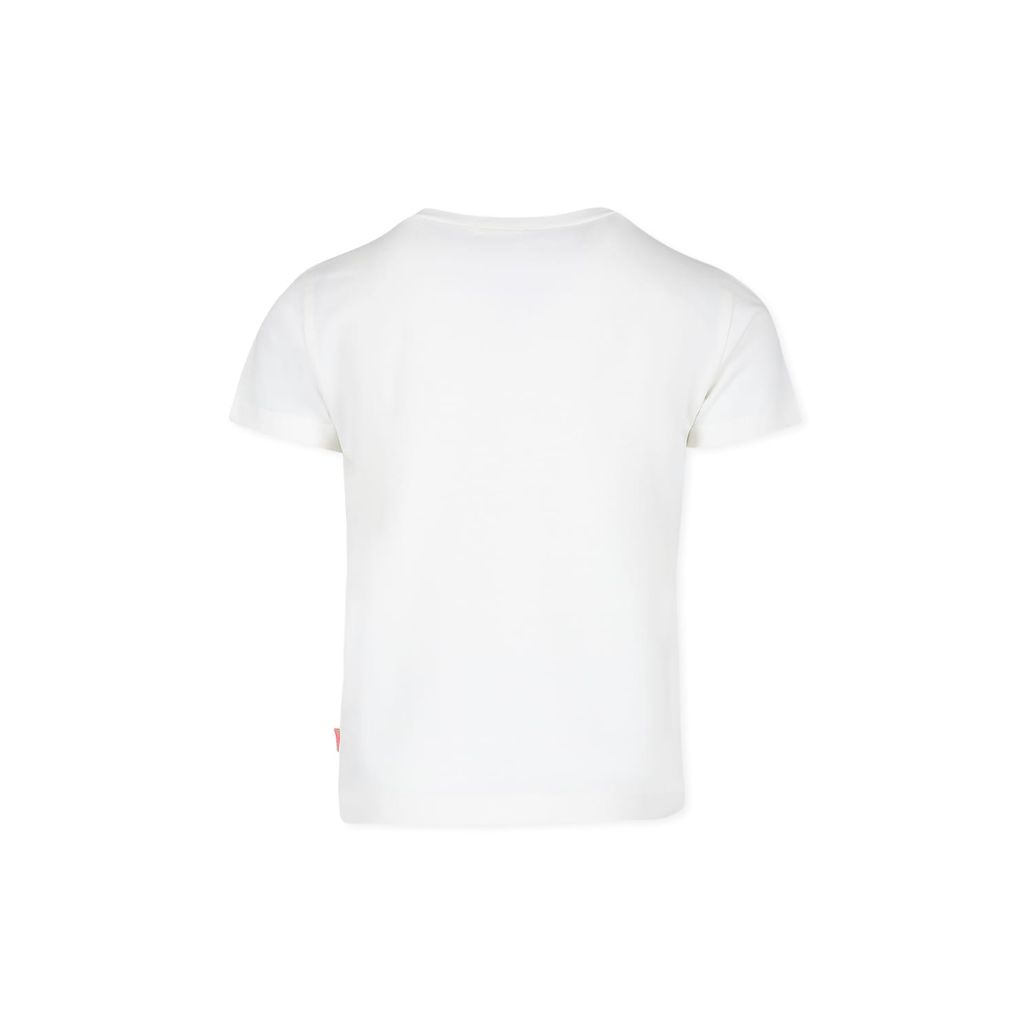 Billieblush Ivory T-shirt For Girl With Hearts In Ivory