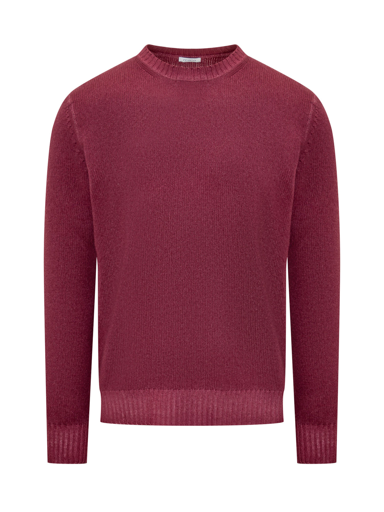 Shop Malo Virgin Wool Sweater In Amaranto