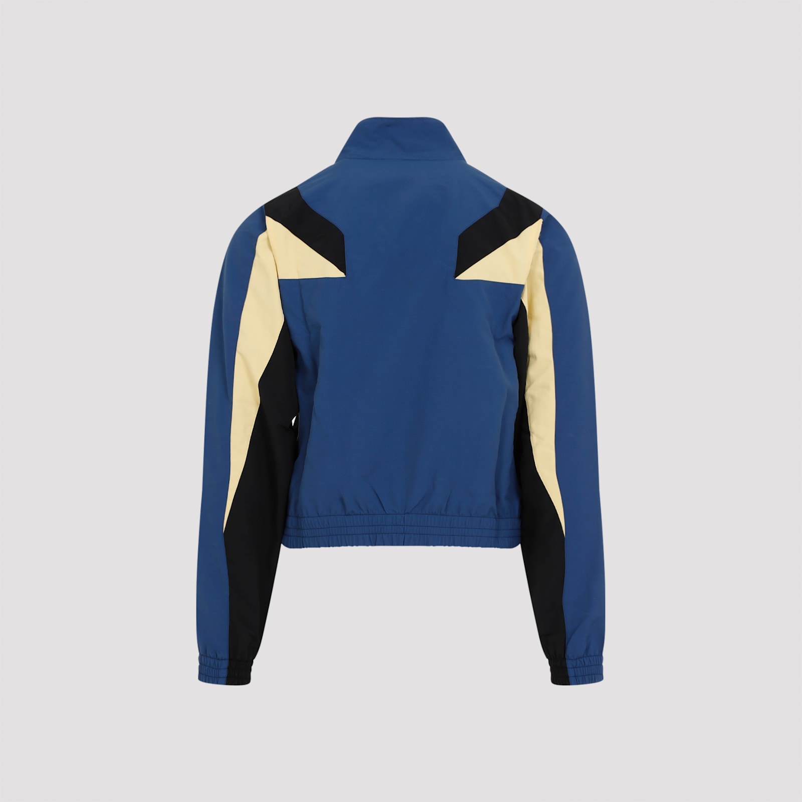 Shop Martine Rose Shrunken Track Jacket In Blkylw Black And Yellow