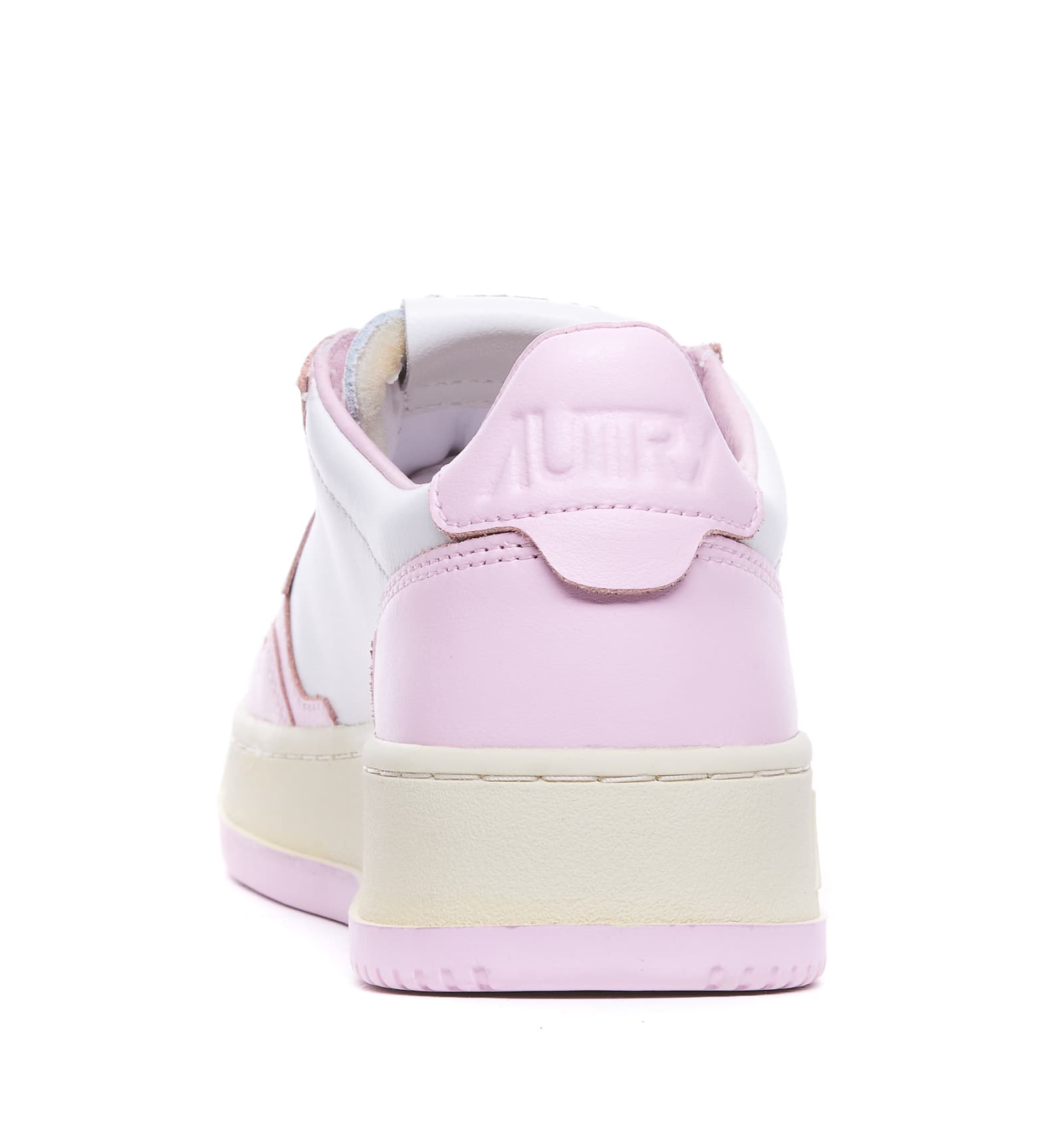 Shop Autry Medalist Low Sneakers In Blush Bride