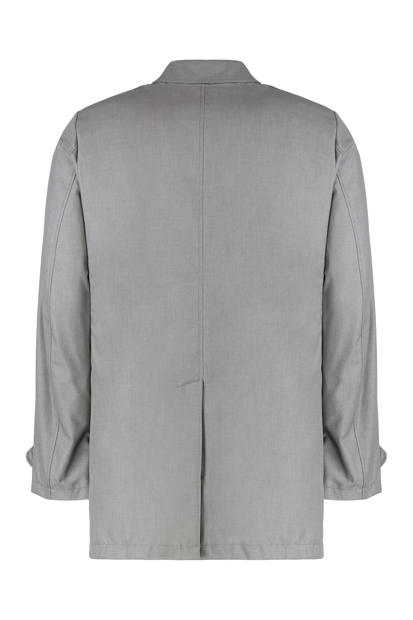 Moorer Canova Techno Fabric Padded Jacket In Gray