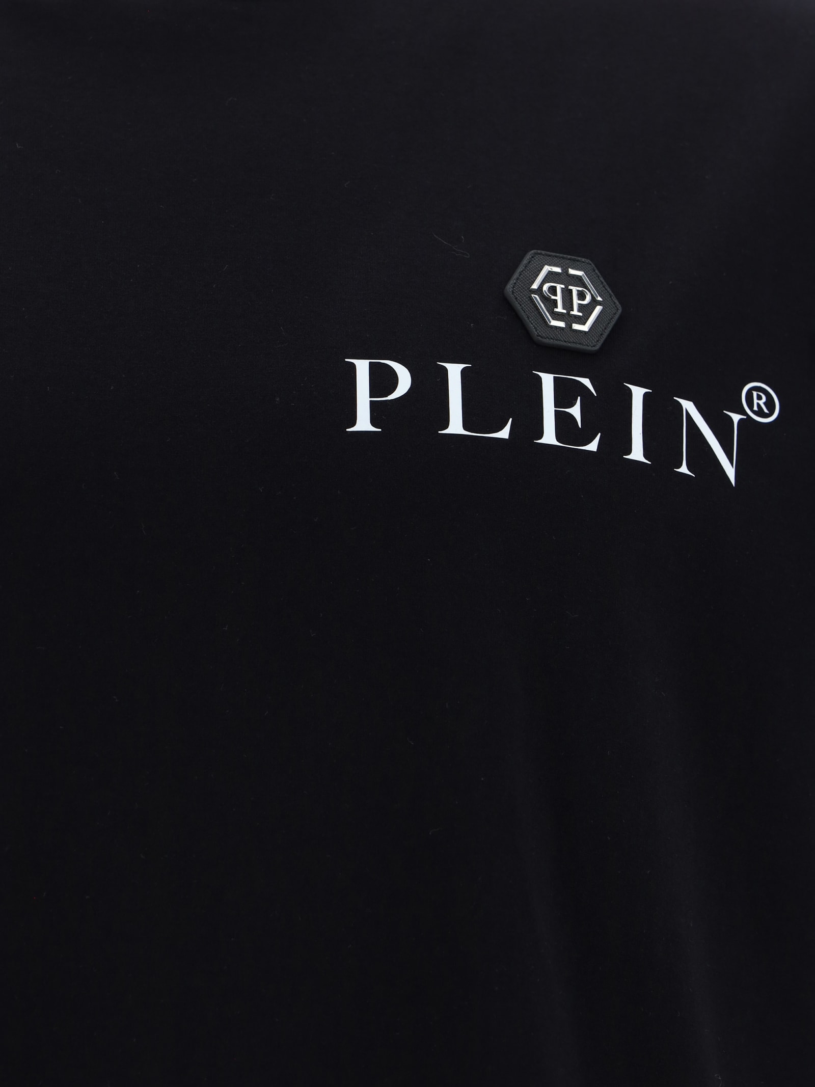 Shop Philipp Plein Round Neck T-shirt In Nero
