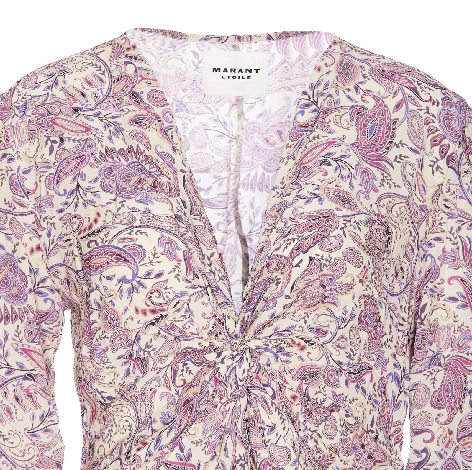 Shop Isabel Marant Étoile Zeliha Dress In Purple