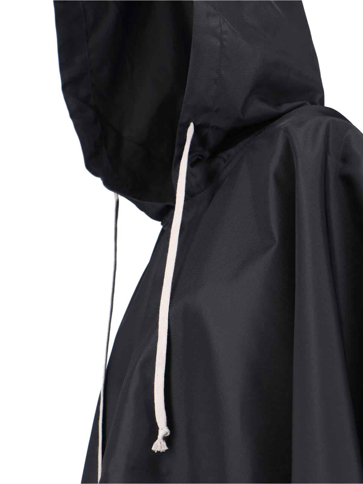 Drkshdw Nylon Cape In Black