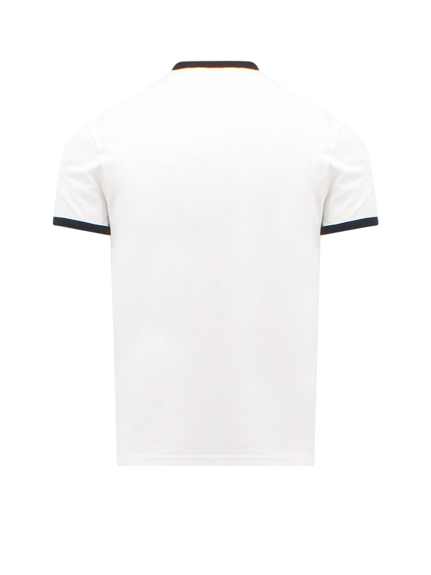 Shop Courrèges T-shirt In White/black