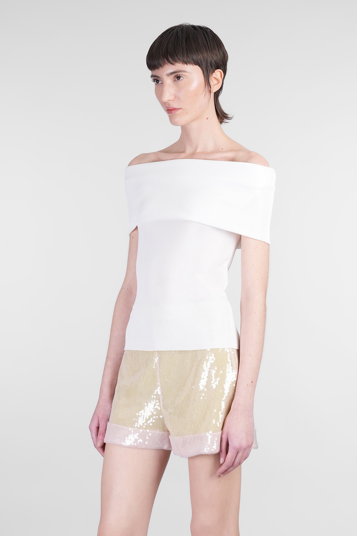Mvp Wardrobe Topwear In White Viscose