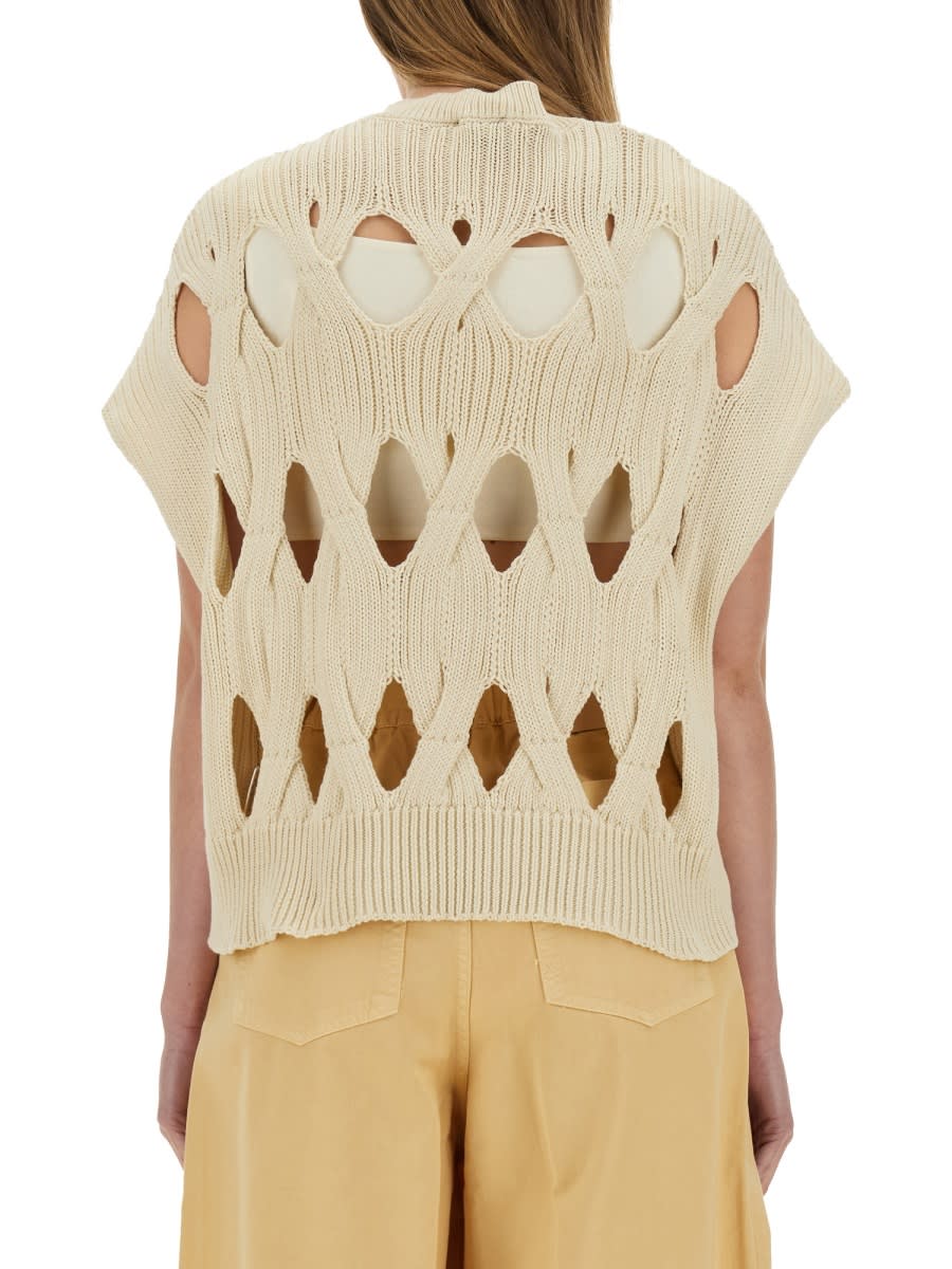 Alysi Springtime Jersey In Beige