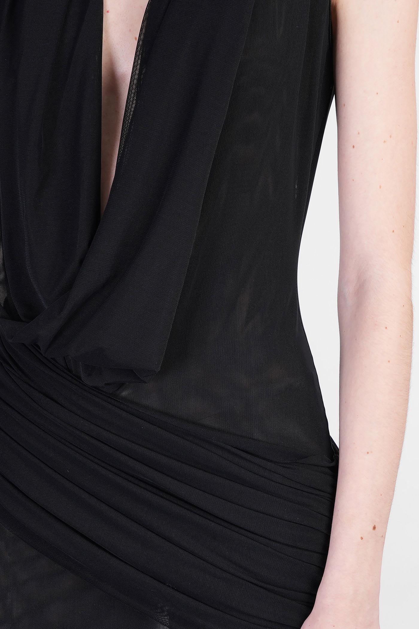 David Koma In Black Polyamide In Black
