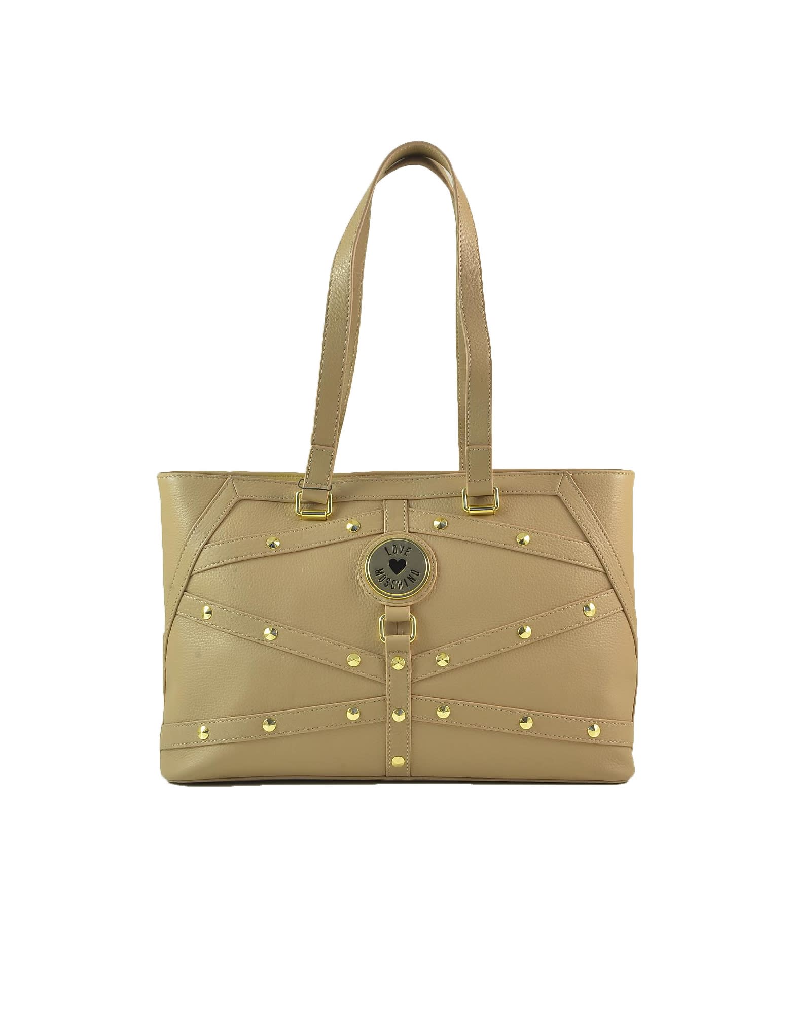 Love Moschino Womens Beige Handbag