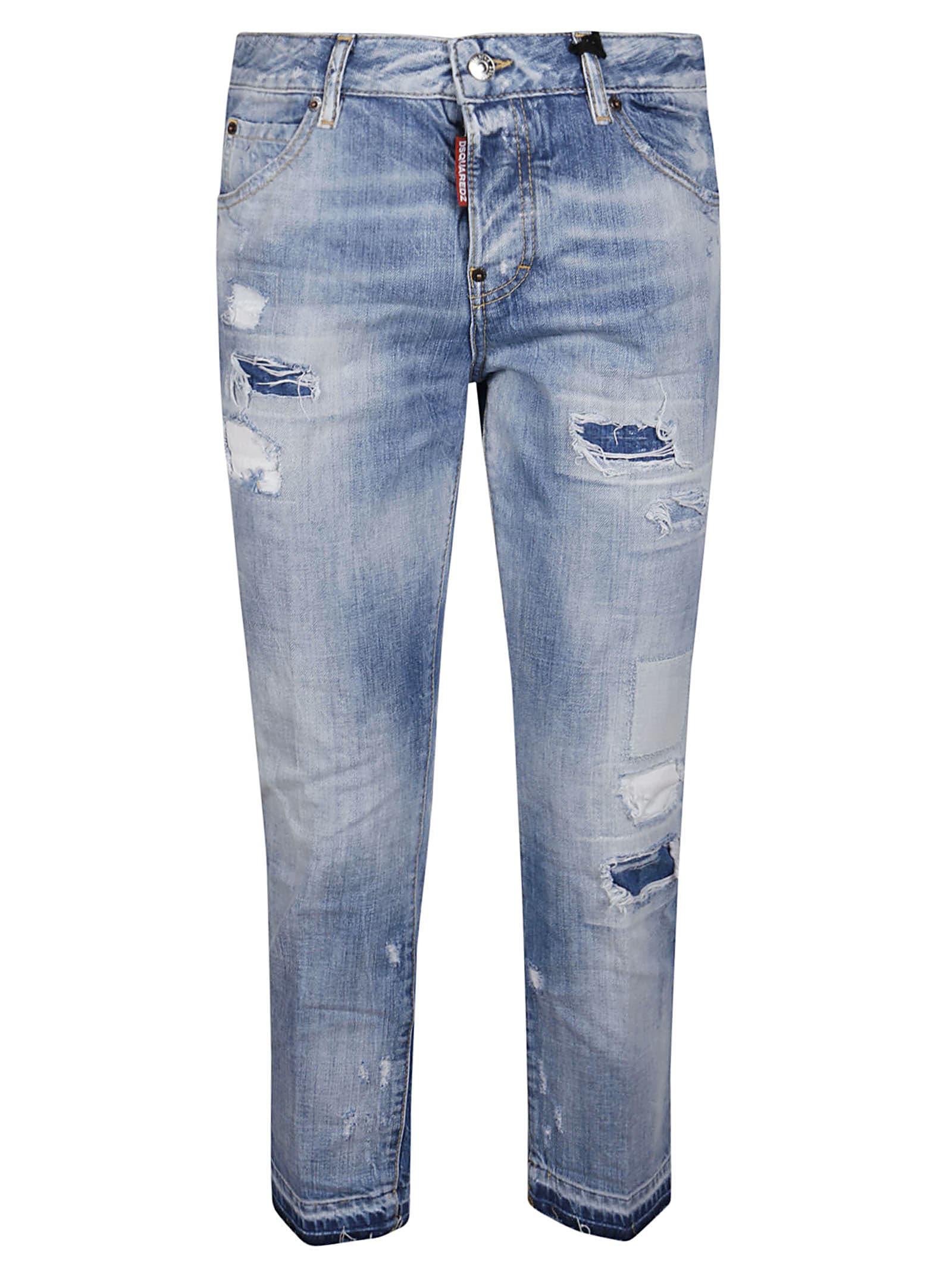 DSQUARED2 COOL GIRL CROP JEANS