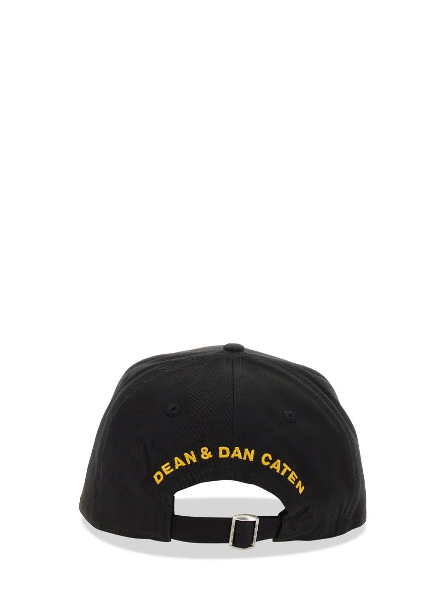 Shop Dsquared2 Baseball Cap In Black