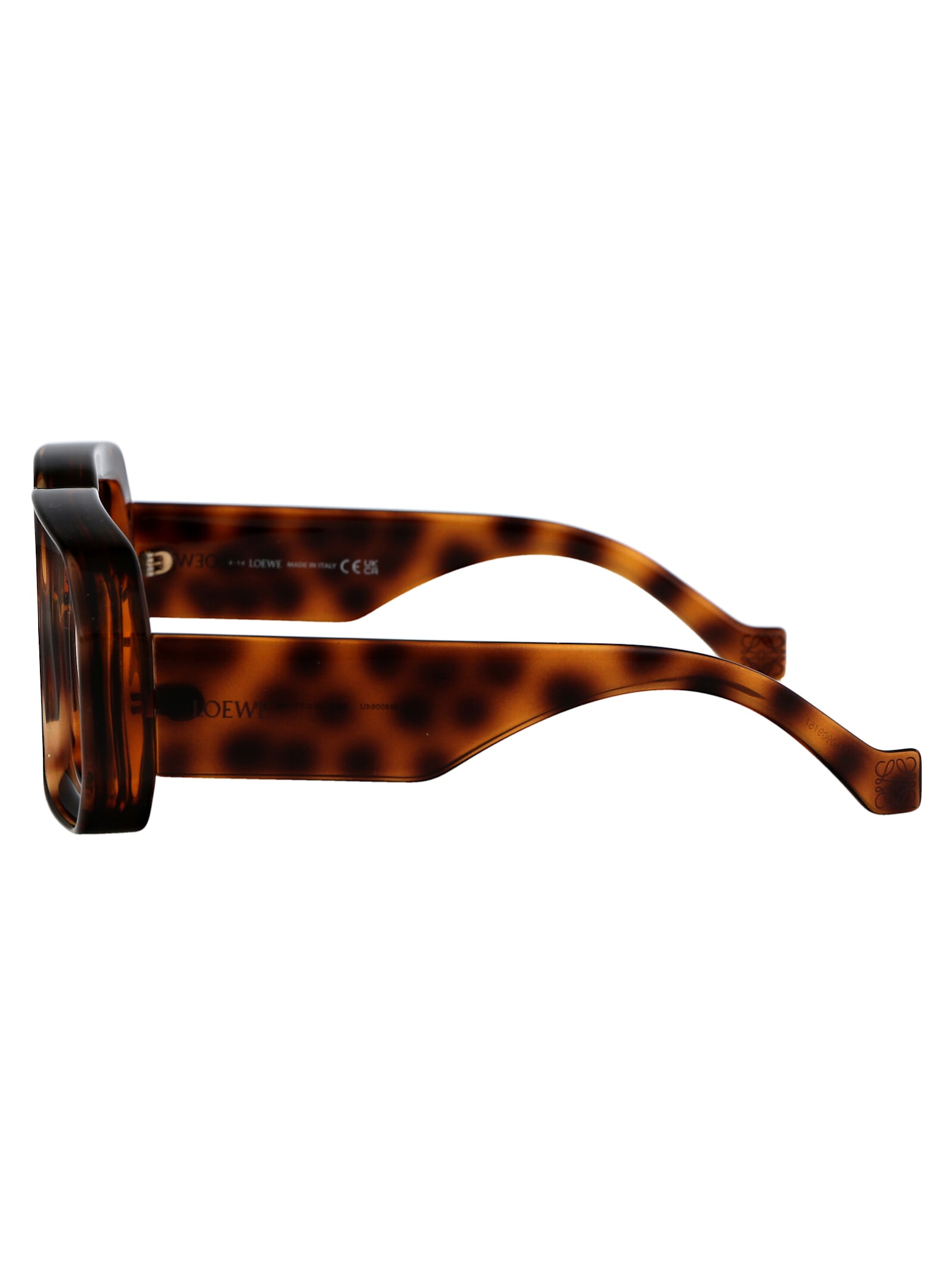 Shop Loewe Paulas Ibiza Sunglasses In 52g Dark Havana Brown Mirror