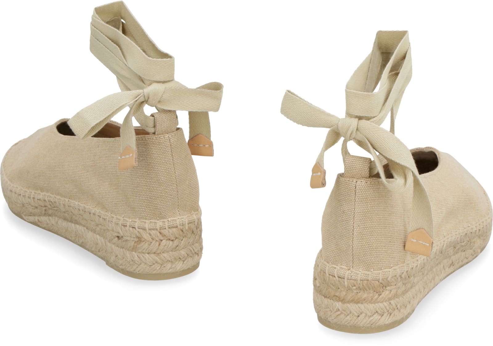 Shop Castaã±er Gea Canvas Espadrilles In Sand