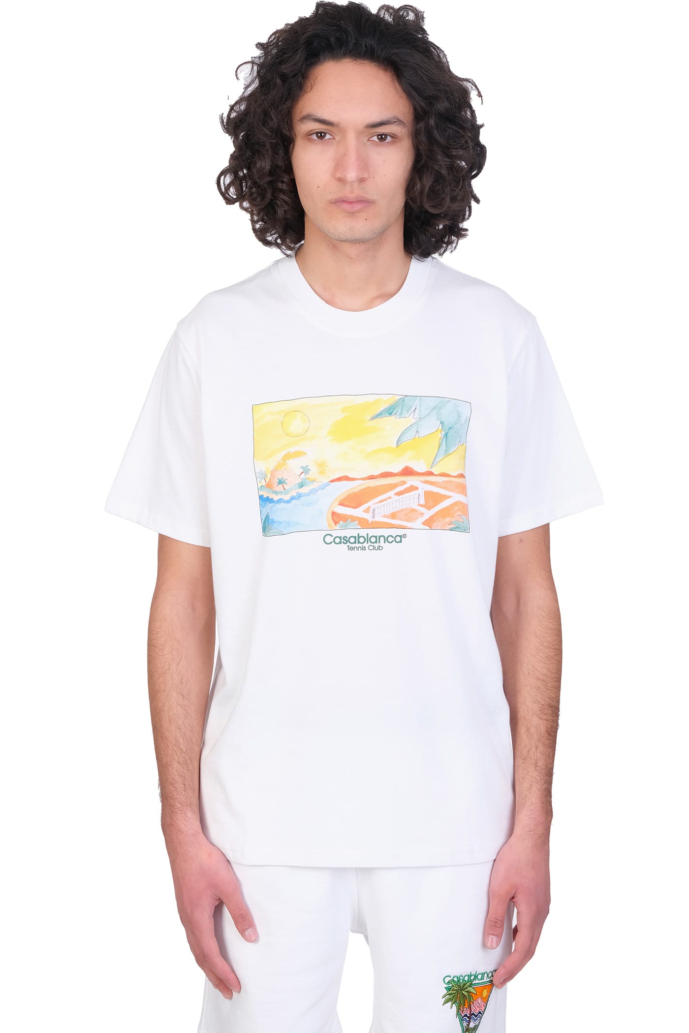 CasablancaCasablanca Tshirt In White Cotton DailyMail