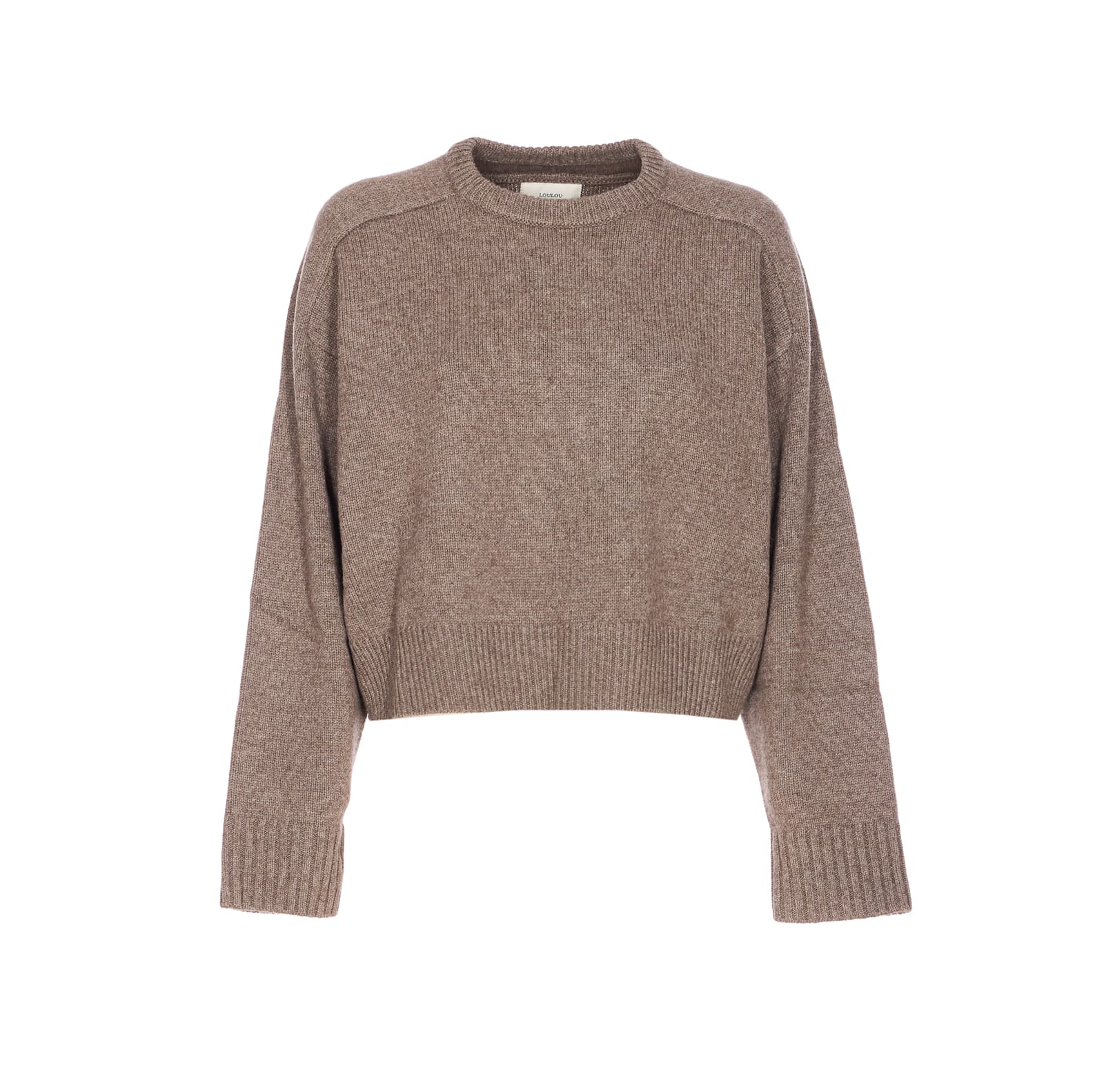 Loulou Studio Tristan Loose Fit Sweater In Brown