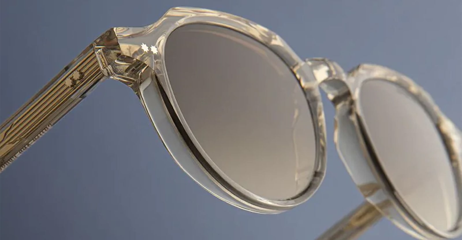 Shop Cutler And Gross Gr06 / Sand Crystal Sunglasses In Beige