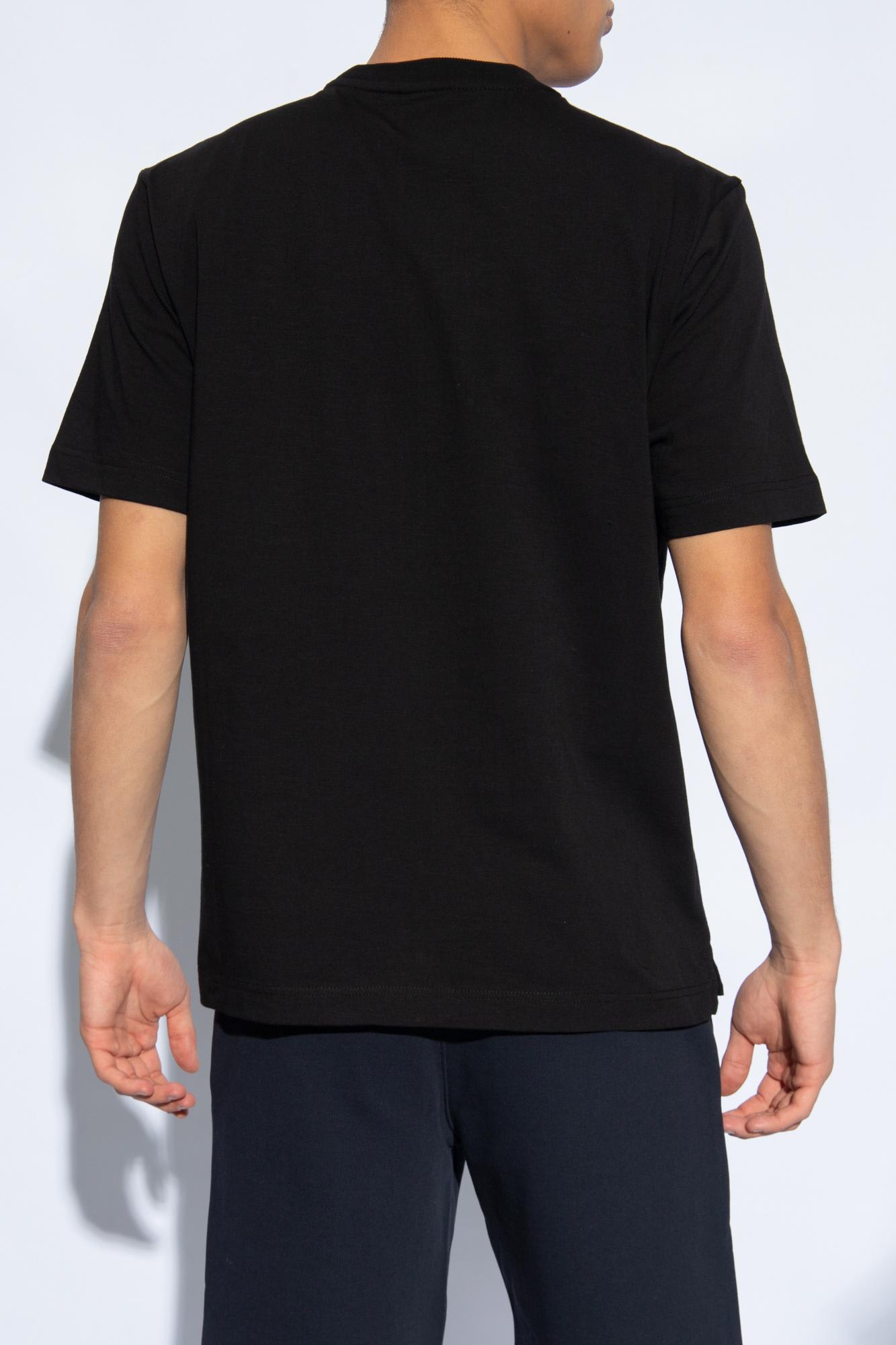 Shop Paul Smith Ps  Cotton T-shirt  In Black