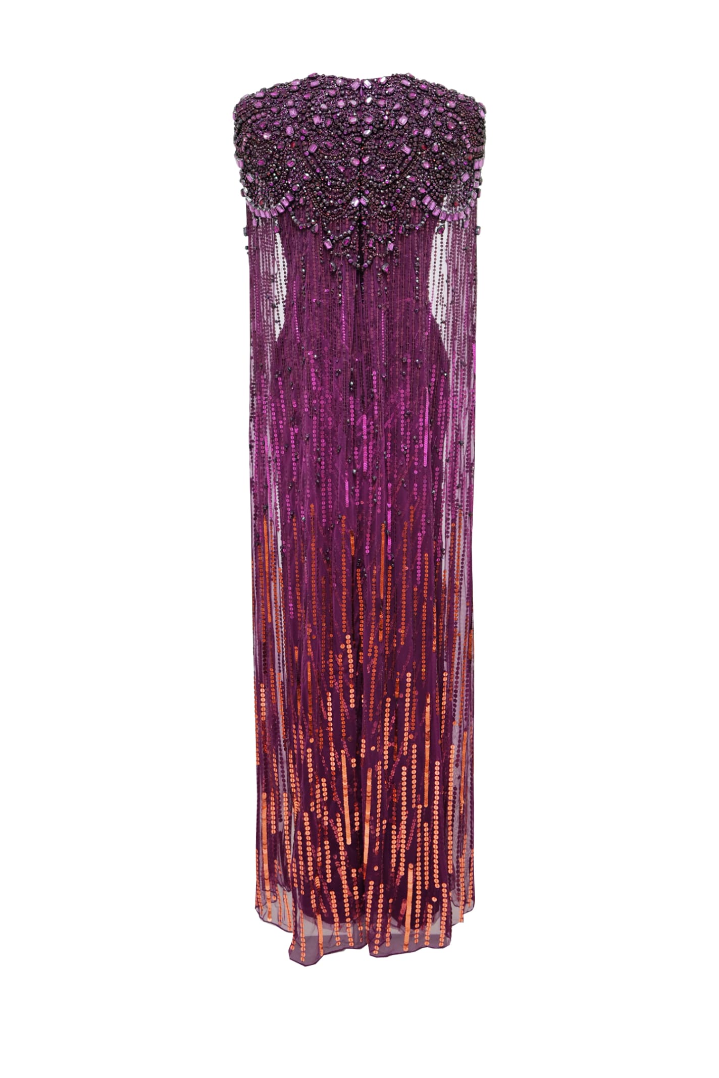 Shop Jenny Packham Lotus Dress In Purple