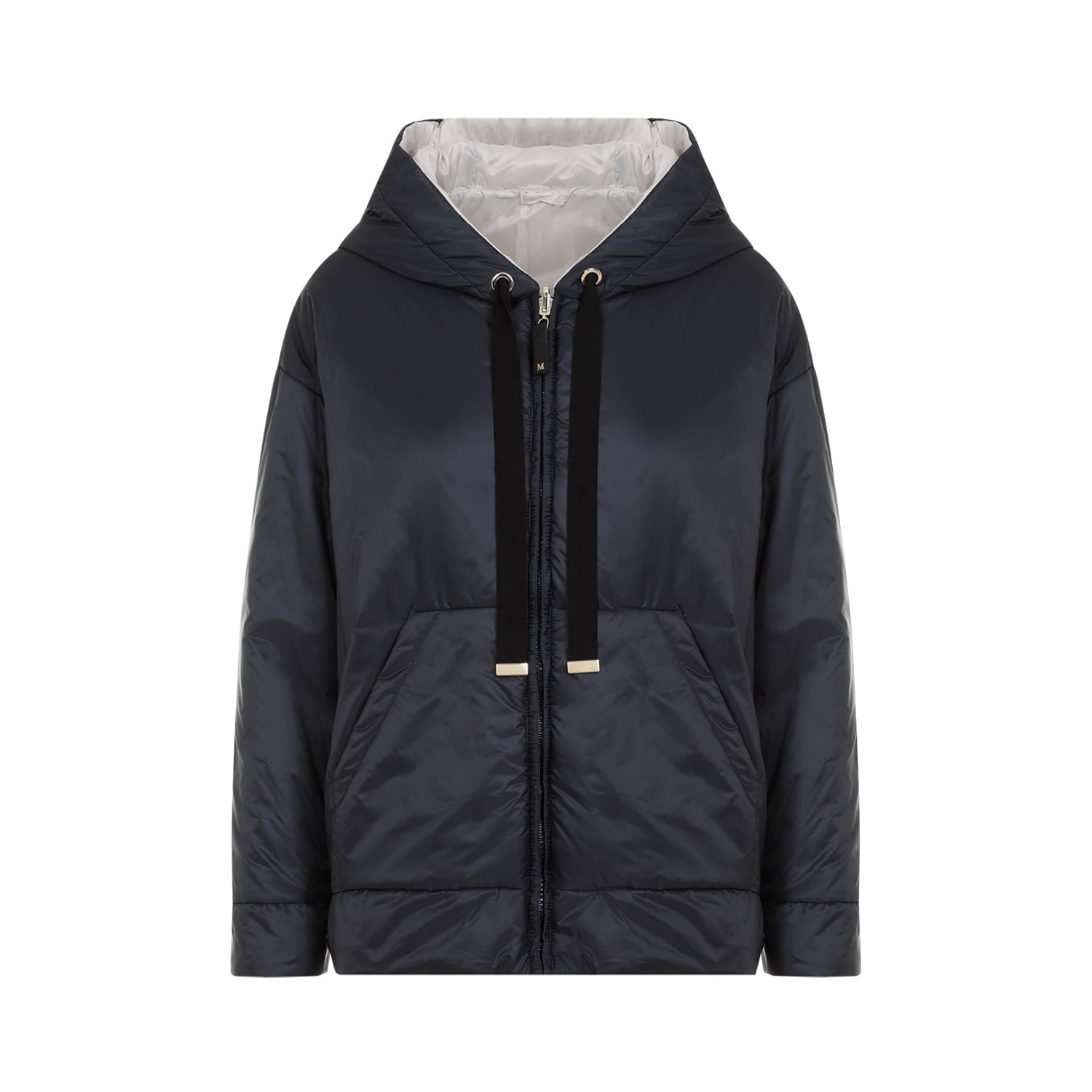 Shop Max Mara The Cube Greenbox Jacket In Dark Blue