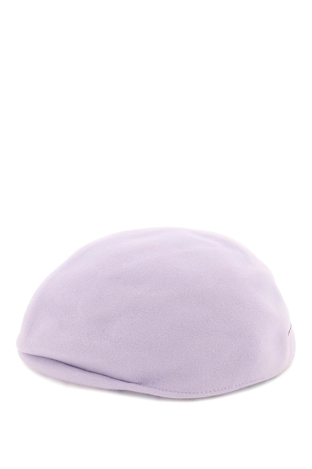 Shop Comme Des Garçons Shirt Wool Flat Cap In Pale Purple (purple)