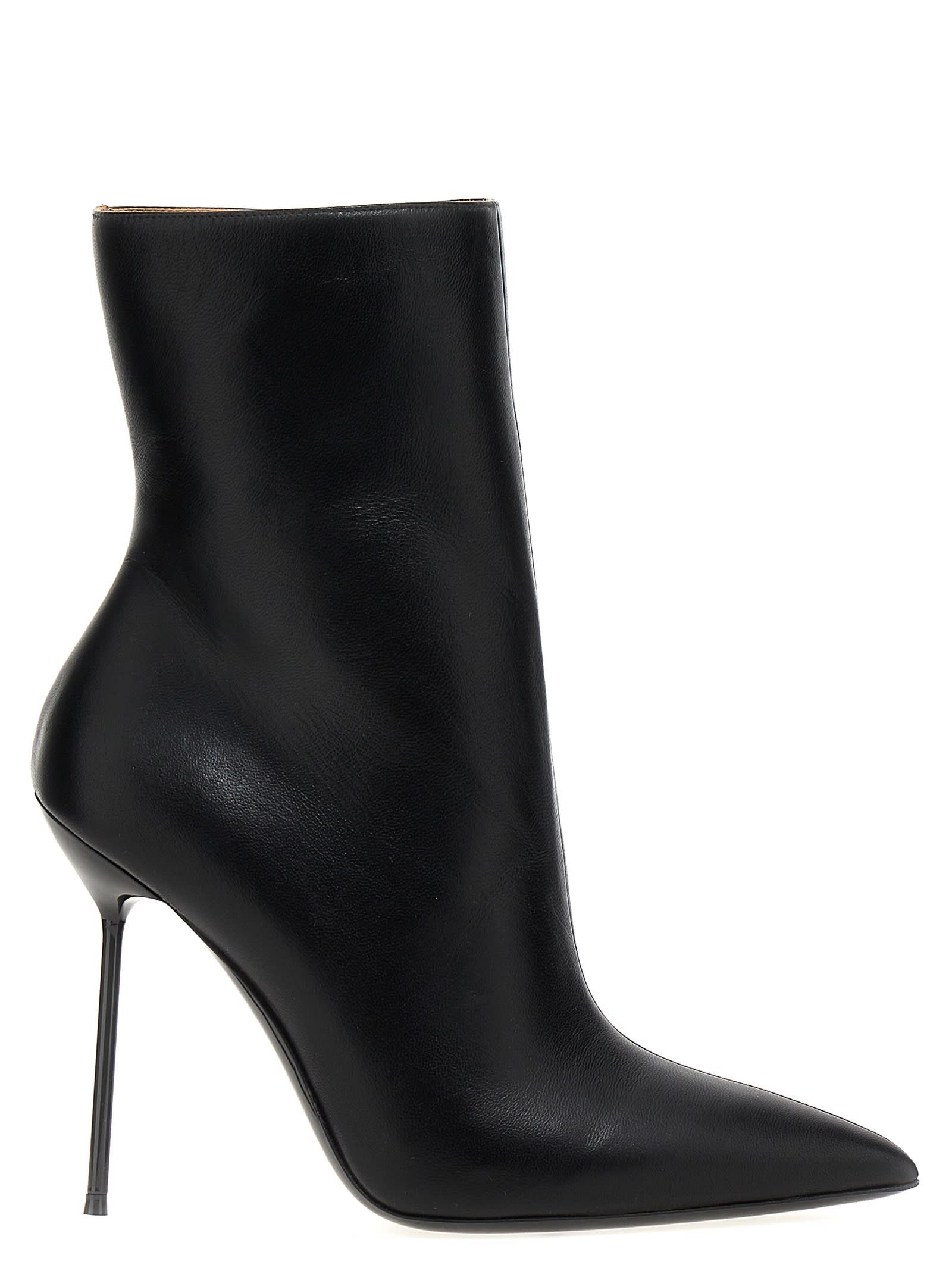 Shop Paris Texas Lidia Ankle Boots In Black