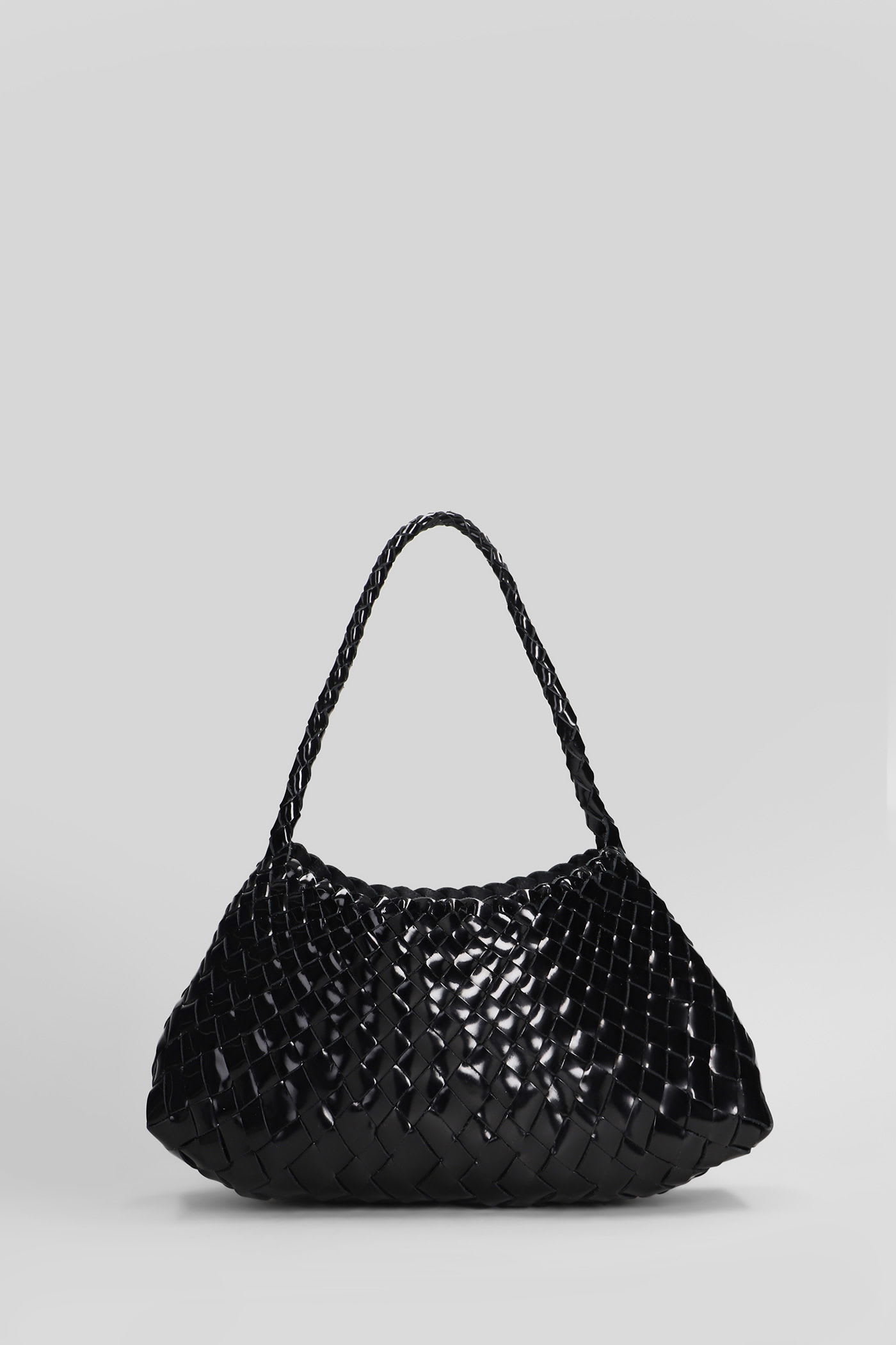 Dragon Diffusion Rosanna Mini Hand Bag In Black Leather In Black
