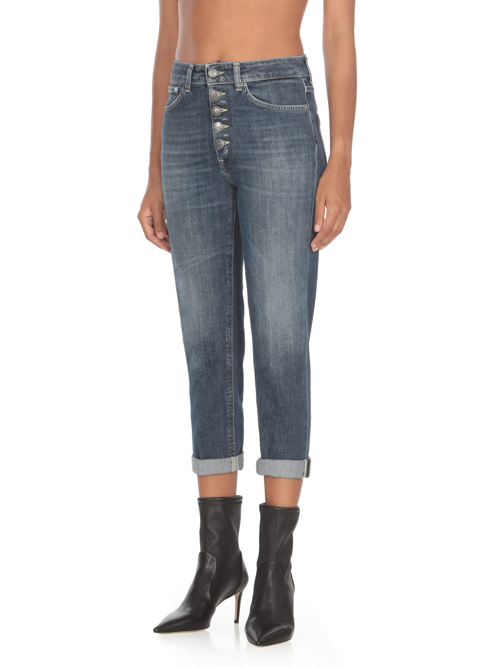 Shop Dondup Koons Jeans In Blue