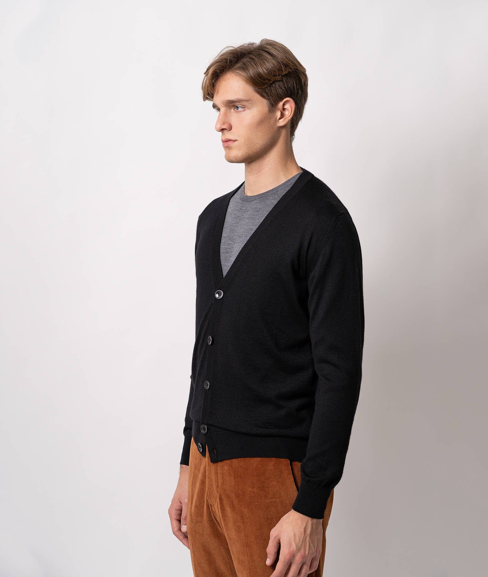 Larusmiani Cardigan Spirit 54 Cardigan In Black