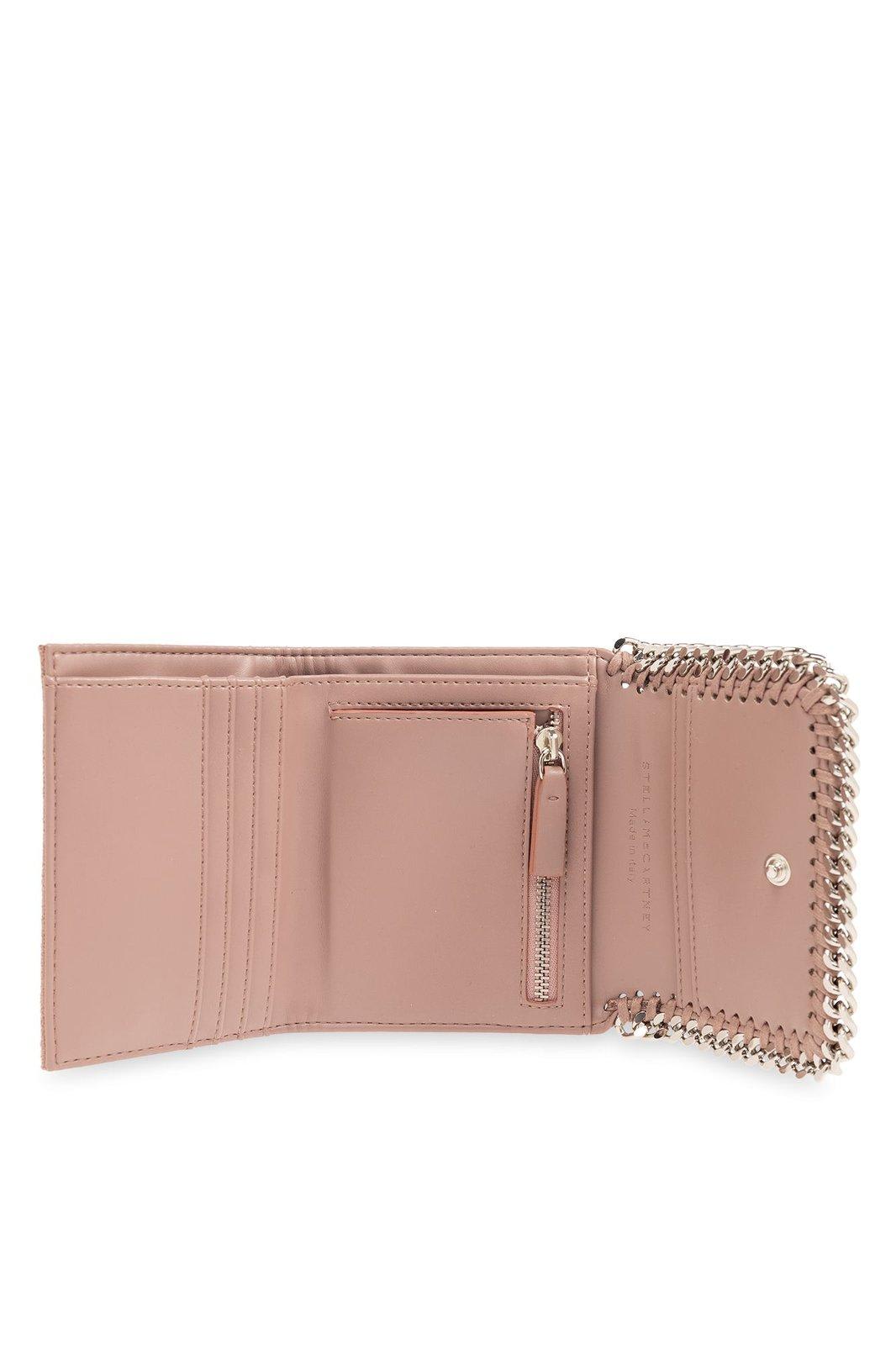 Shop Stella Mccartney Falabella Small Wallet In Pink