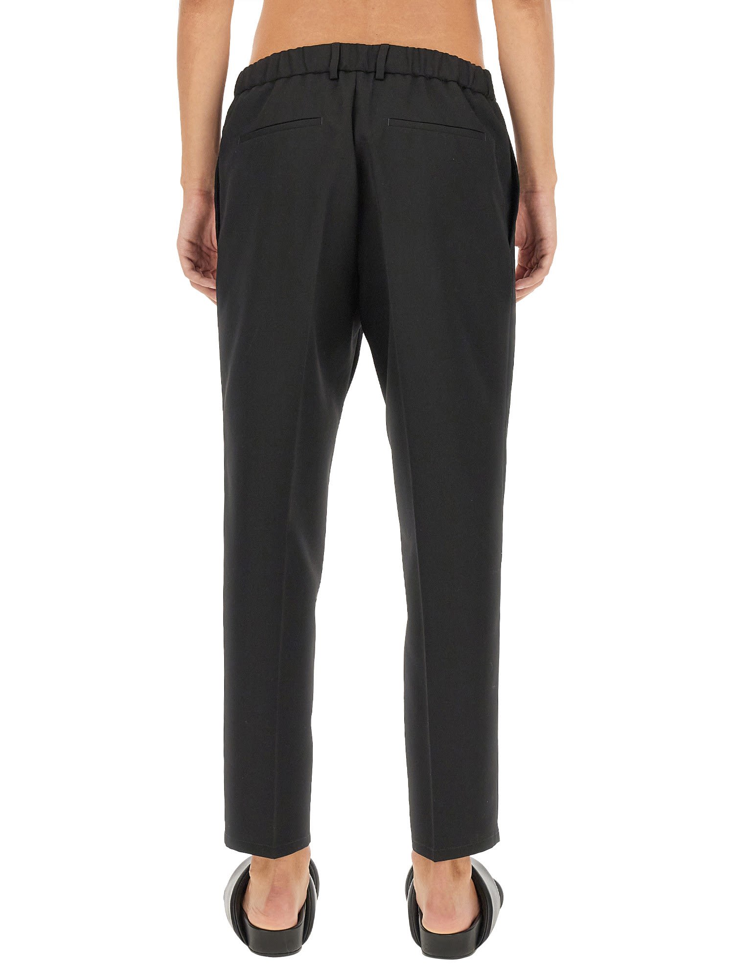 Shop Jil Sander Straight Leg Pants