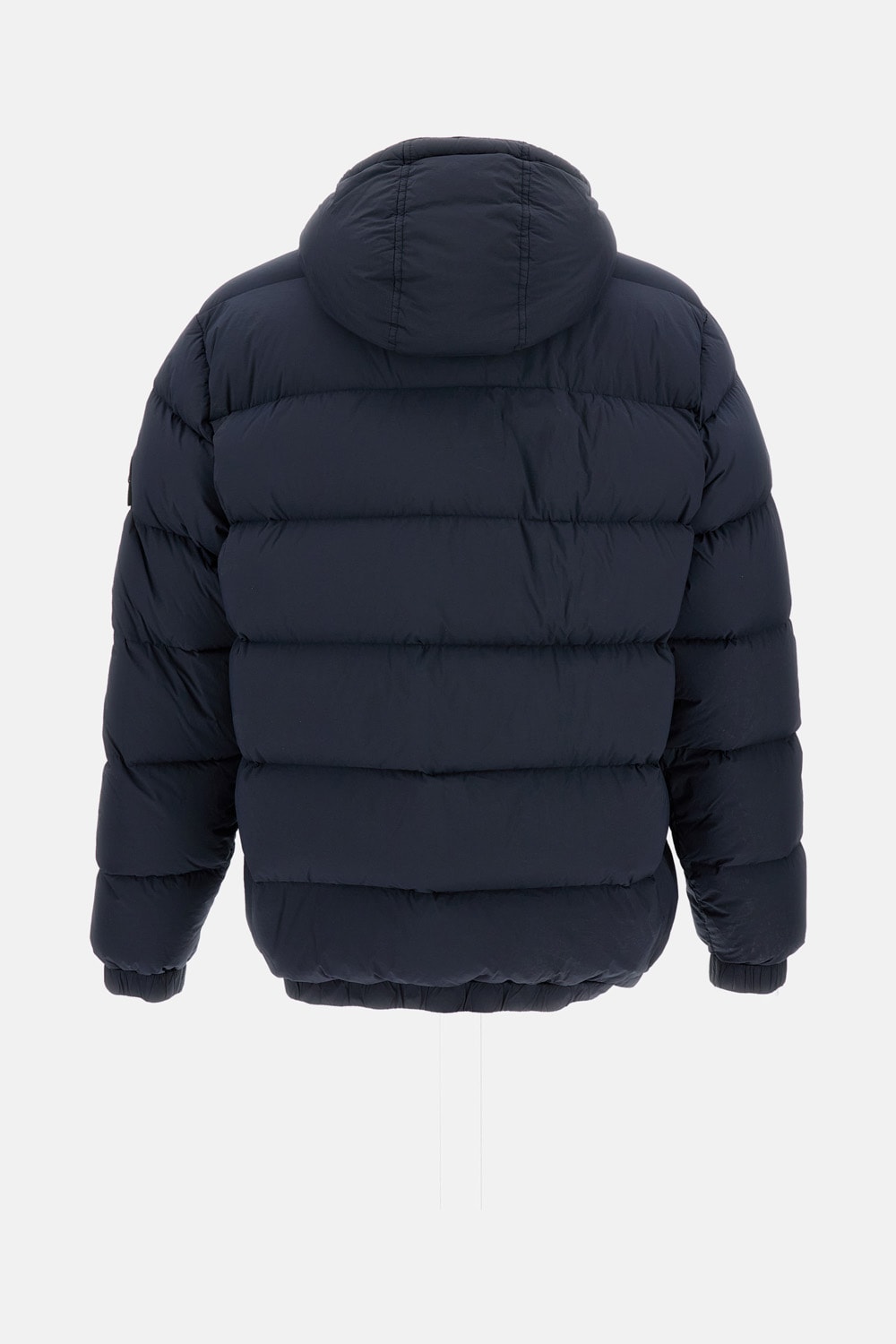 Stone Island Midnight Blue Stretch Nylon Down Jacket In Blue