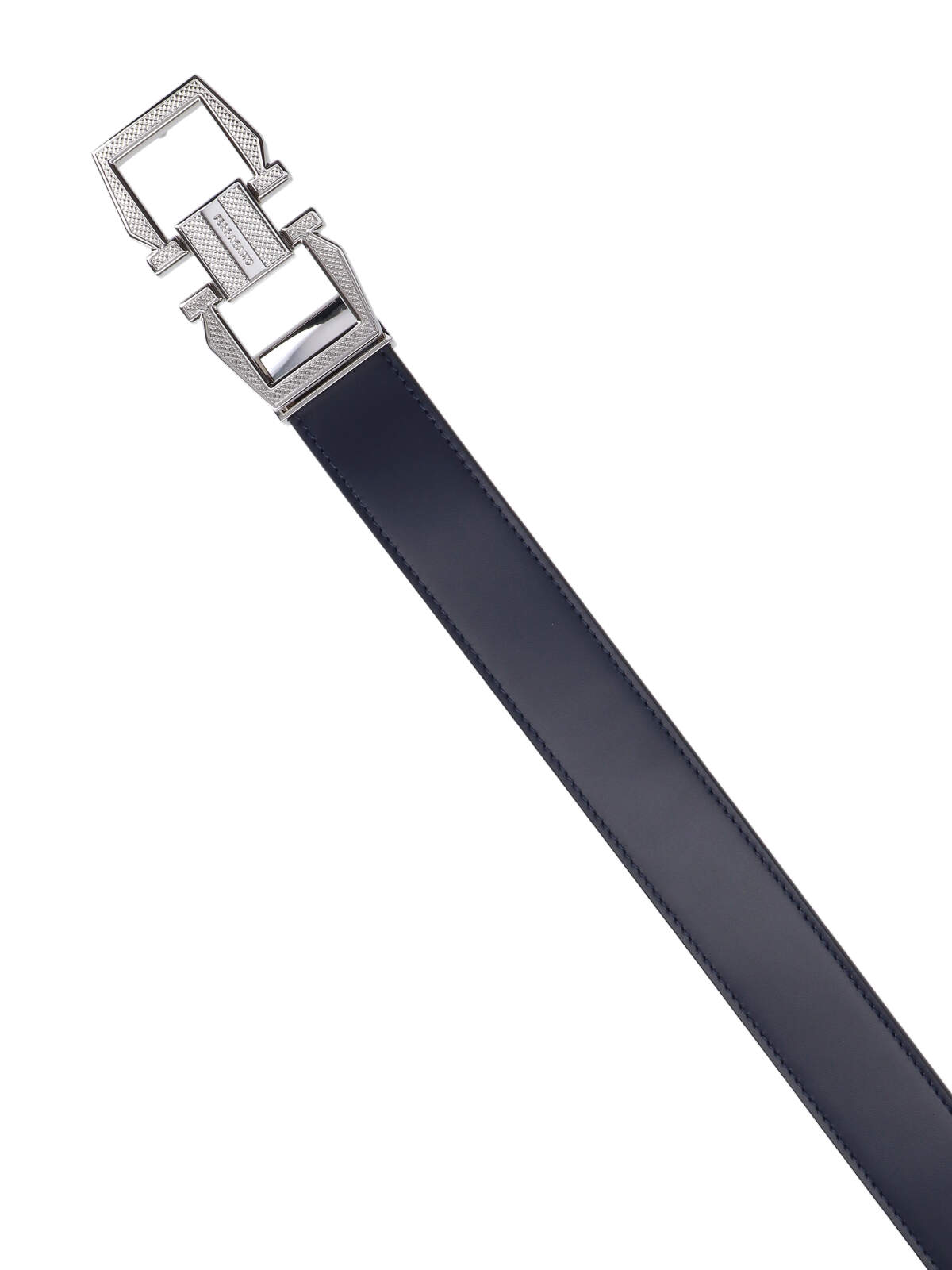 Shop Ferragamo Gancini Reversible Belt In Black