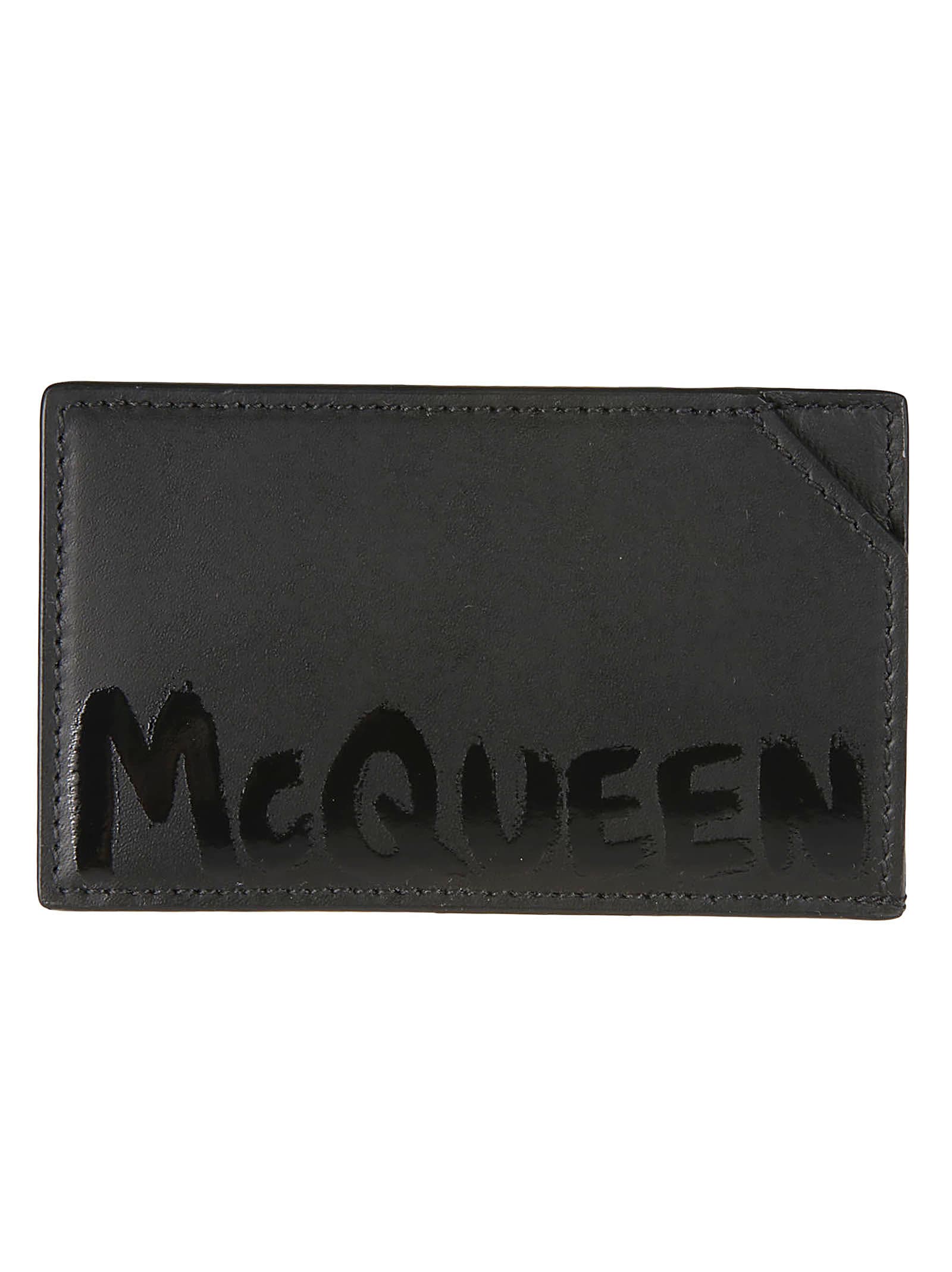 Alexander McQueen Logo Slim Card Holder