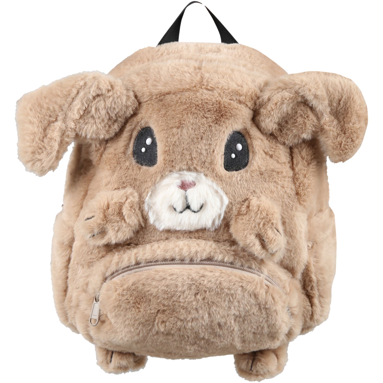 Molo Beige Backpack For Kids With Patch Logo
