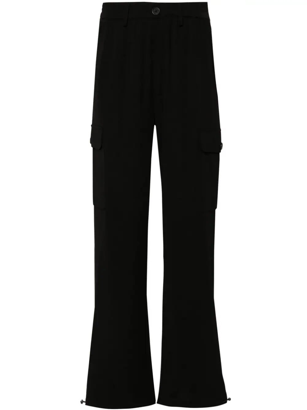 Shop Twinset Cargo Pants In Black