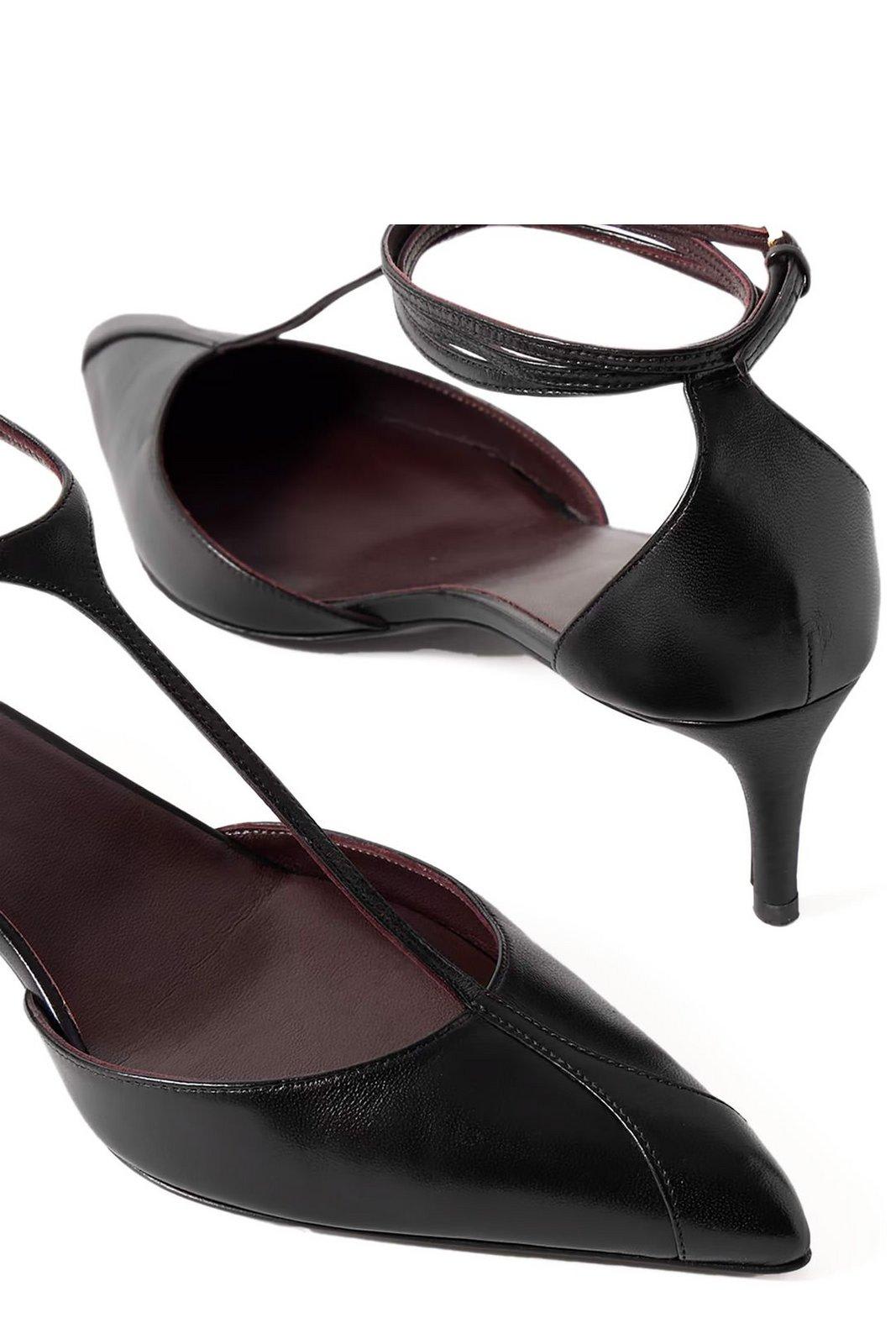 Shop Khaite Mia Pointed-toe Pumps