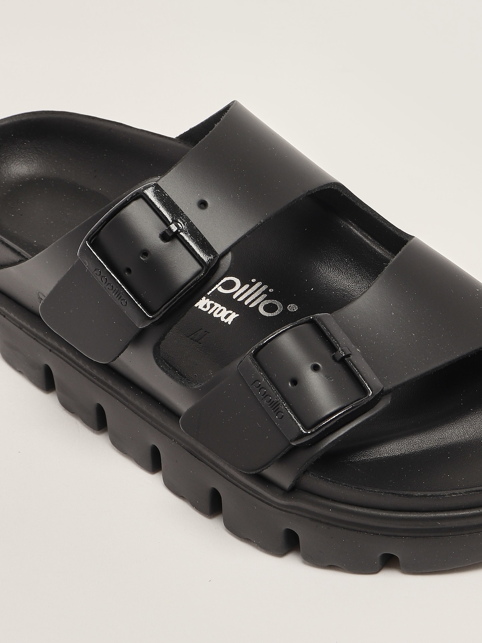 Birkenstock Arizona Chunky Exquisite Black Sandal In Black