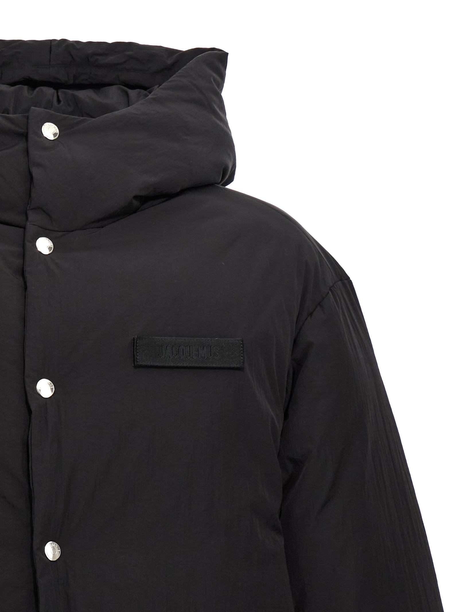 Shop Jacquemus La Doudoune Down Jacket In Black