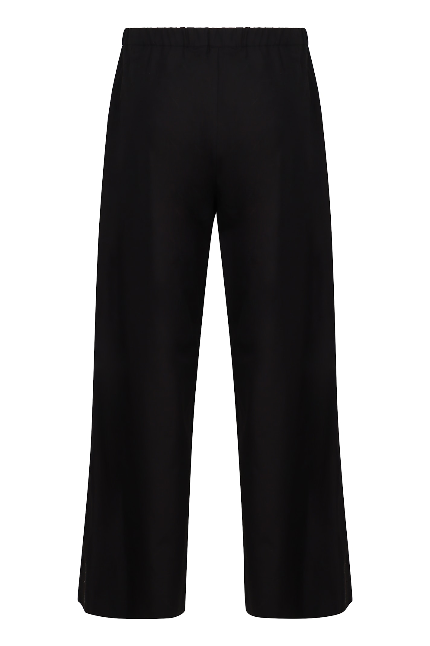 'S MAX MARA ARGENTO COTTON TROUSERS