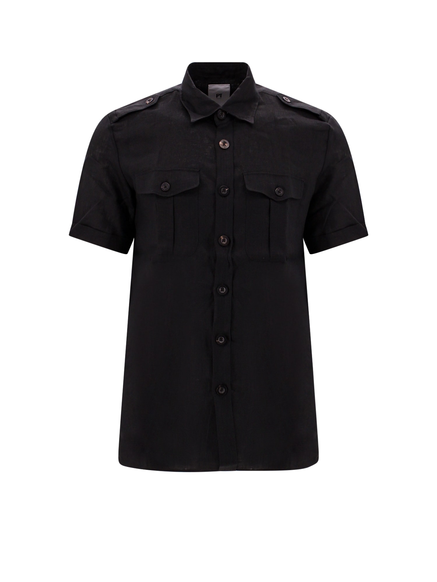 Pt01 Shirt In Black