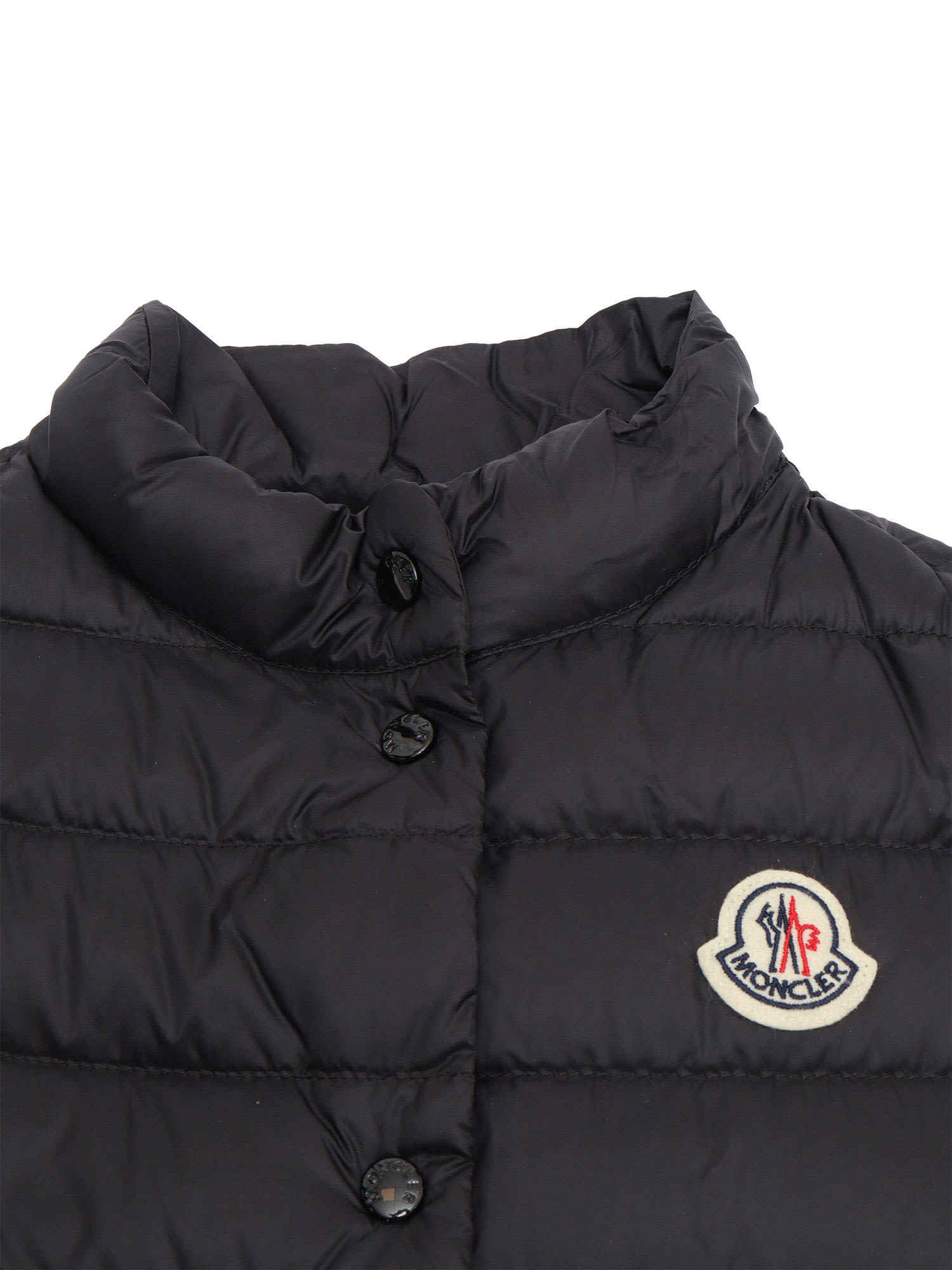 Moncler Quilted Feather-down Gilet In Black