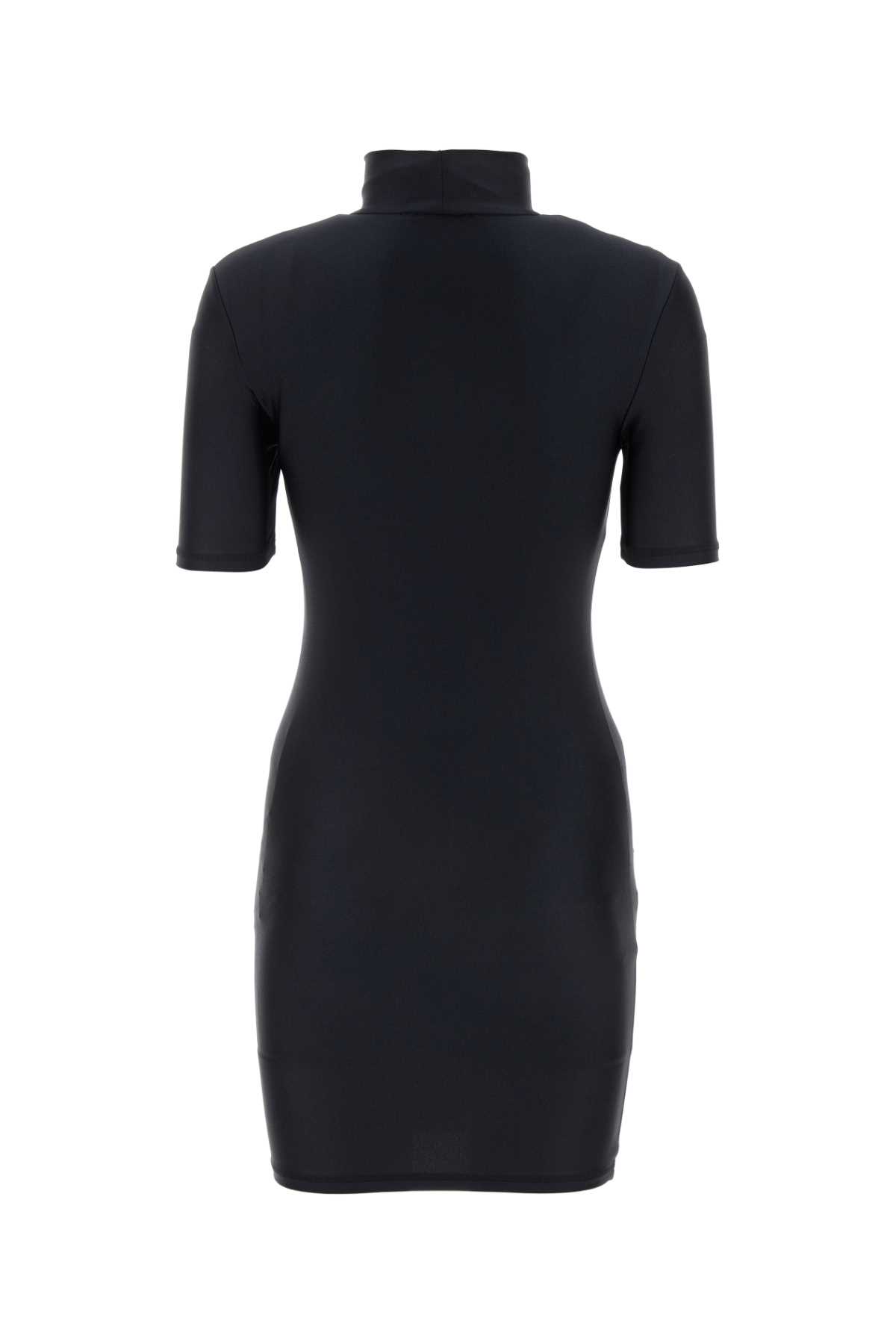 Shop Coperni Black Stretch Nylon Mini Dress
